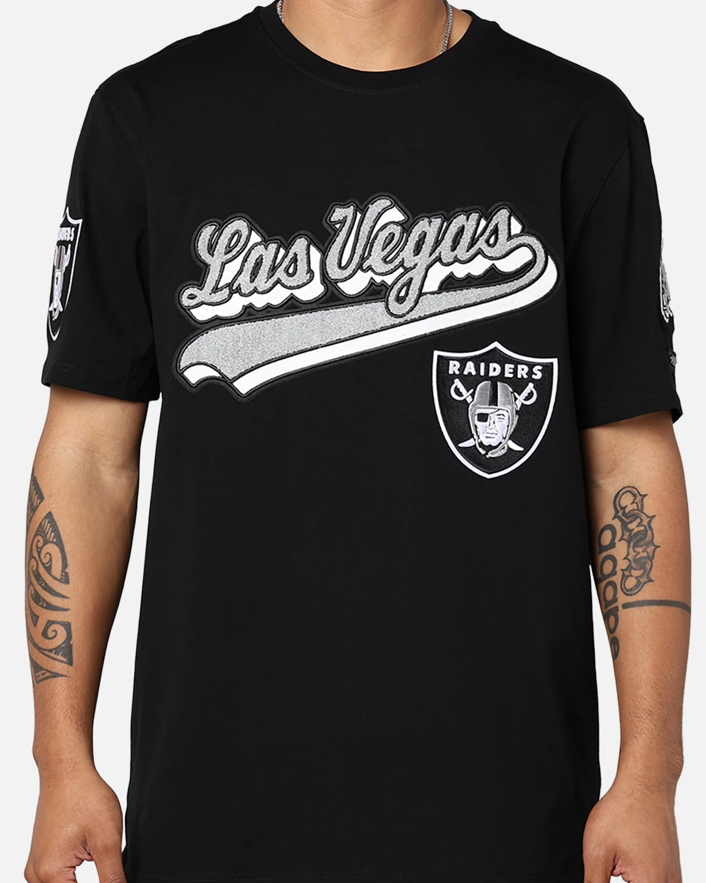 Pro Standard Las Vegas Raiders SJ T-Shirt Black - Image 2