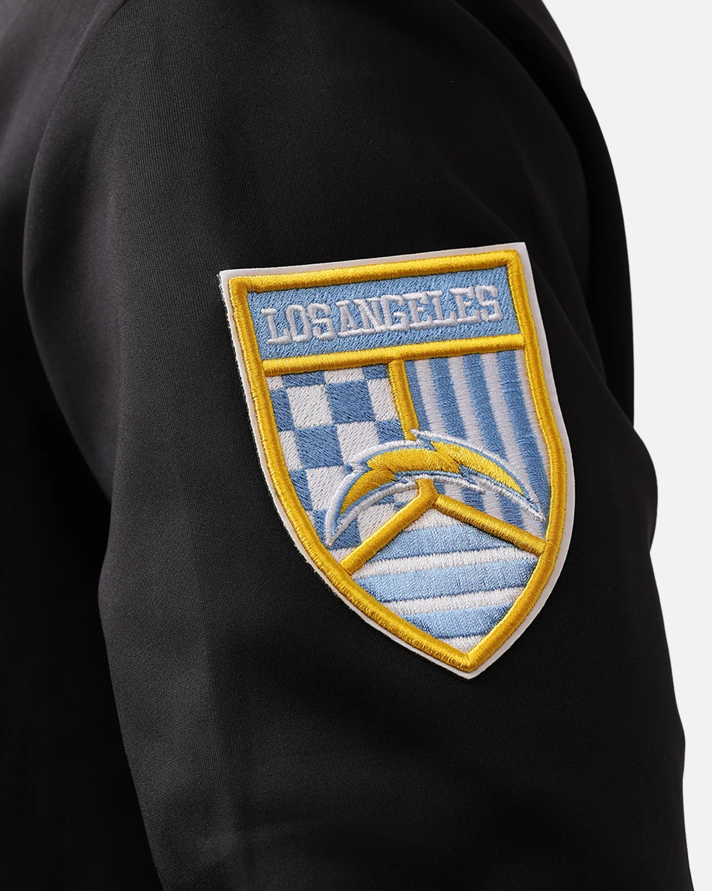 Pro Standard Los Angeles Chargers Fast Lane Track Jacket Black - Image 9