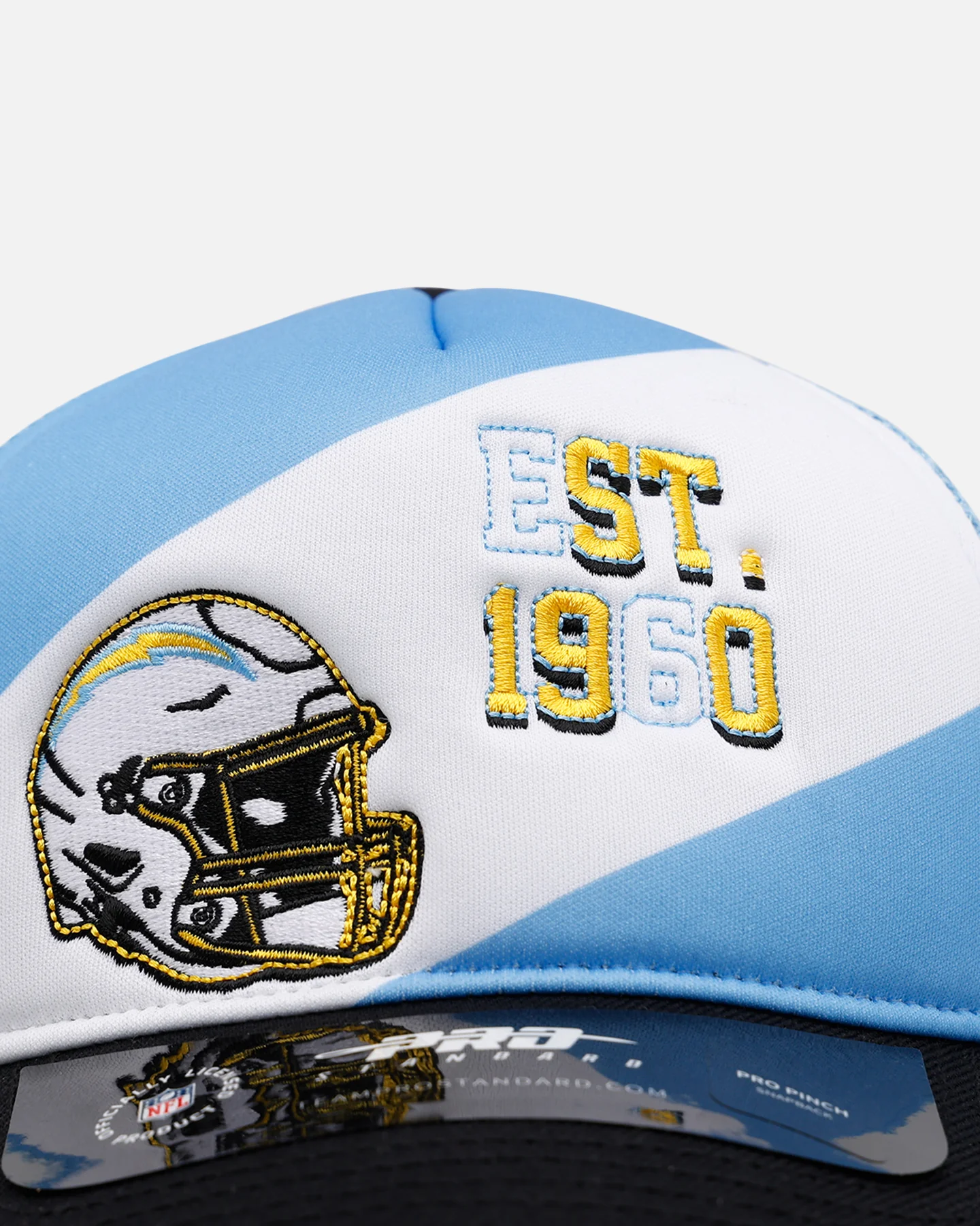 Pro Standard Los Angeles Chargers 'NFL Kickoff' Trucker Snapback Powder Blue - Image 5