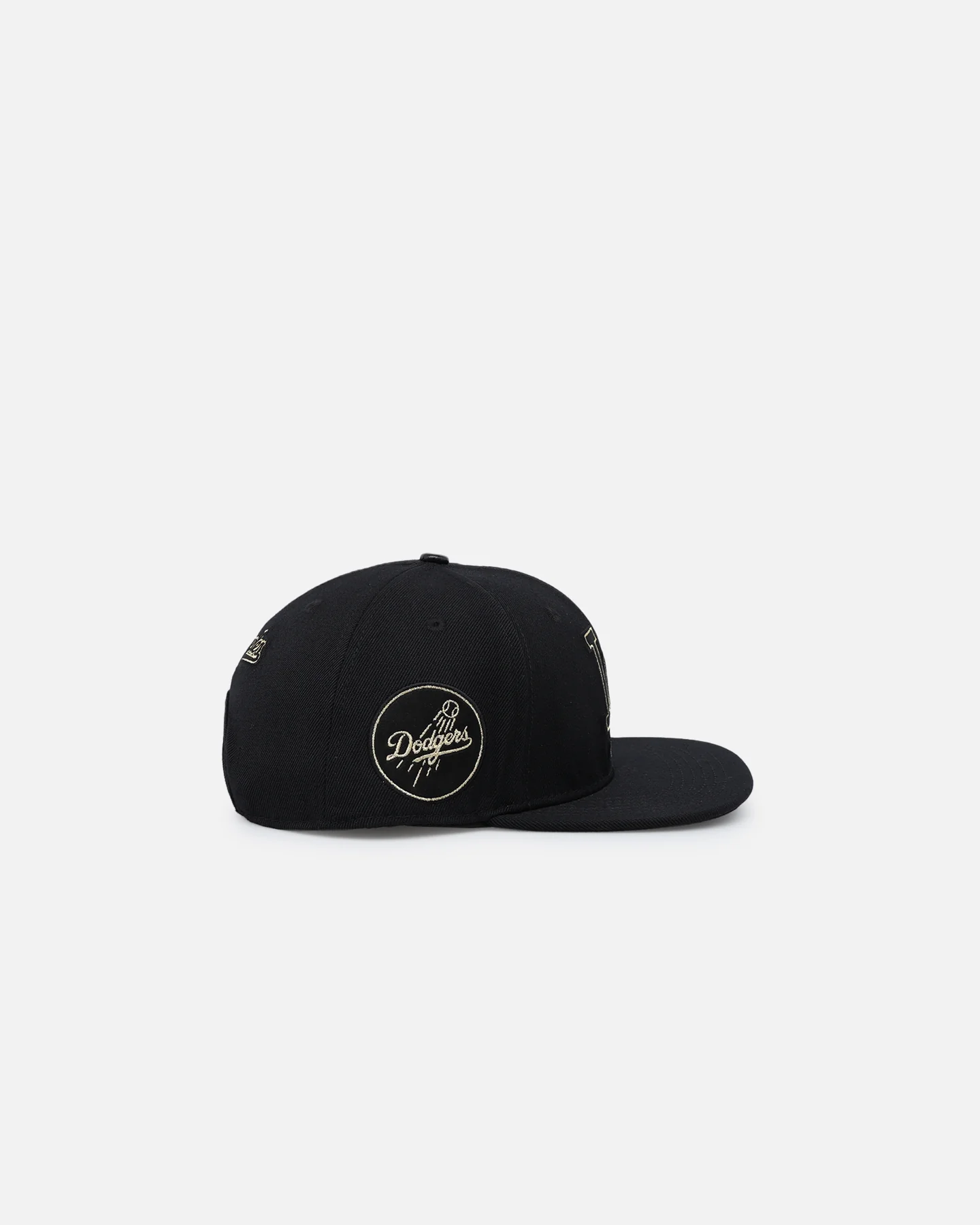 Pro Standard Los Angeles Dodgers Black & Gold Snapback Black - Image 3