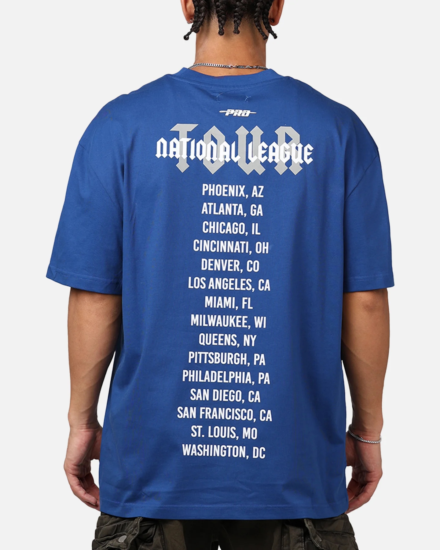 Pro Standard Los Angeles Dodgers City Tour CJ Drop T-Shirt Dark Blue - Image 2