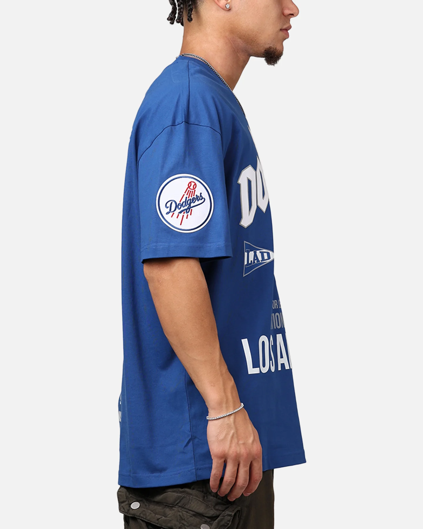 Pro Standard Los Angeles Dodgers City Tour CJ Drop T-Shirt Dark Blue - Image 4