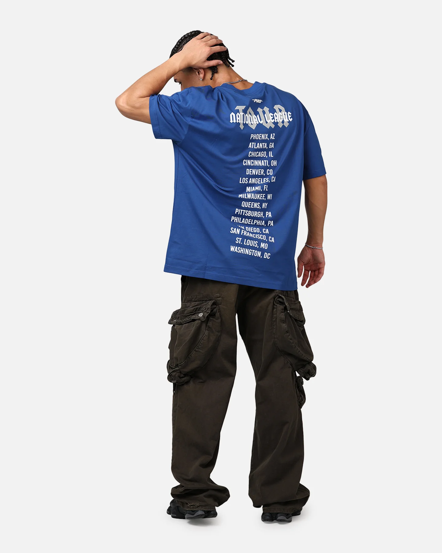 Pro Standard Los Angeles Dodgers City Tour CJ Drop T-Shirt Dark Blue - Image 6