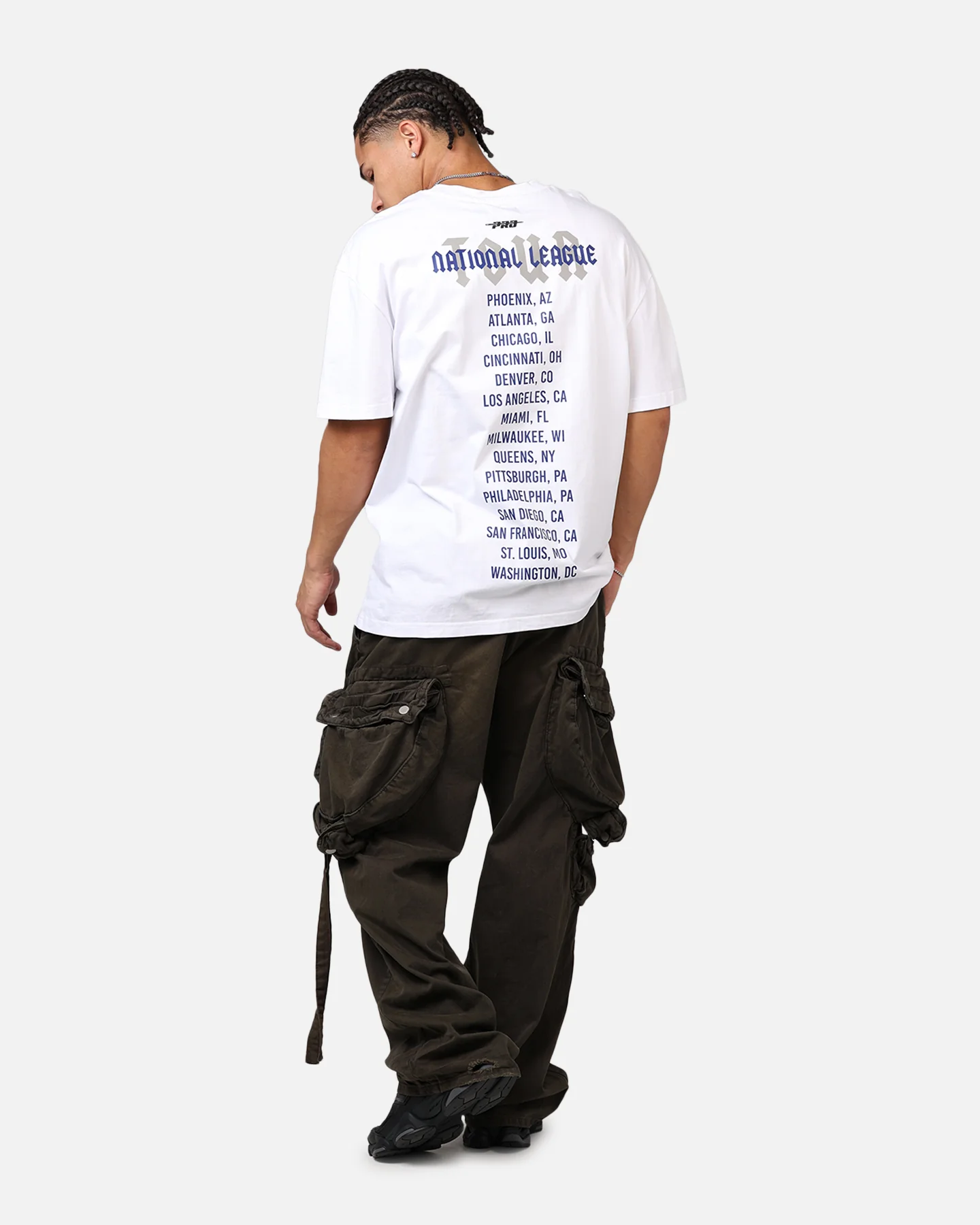 Pro Standard Los Angeles Dodgers City Tour CJ Drop T-Shirt White - Image 6