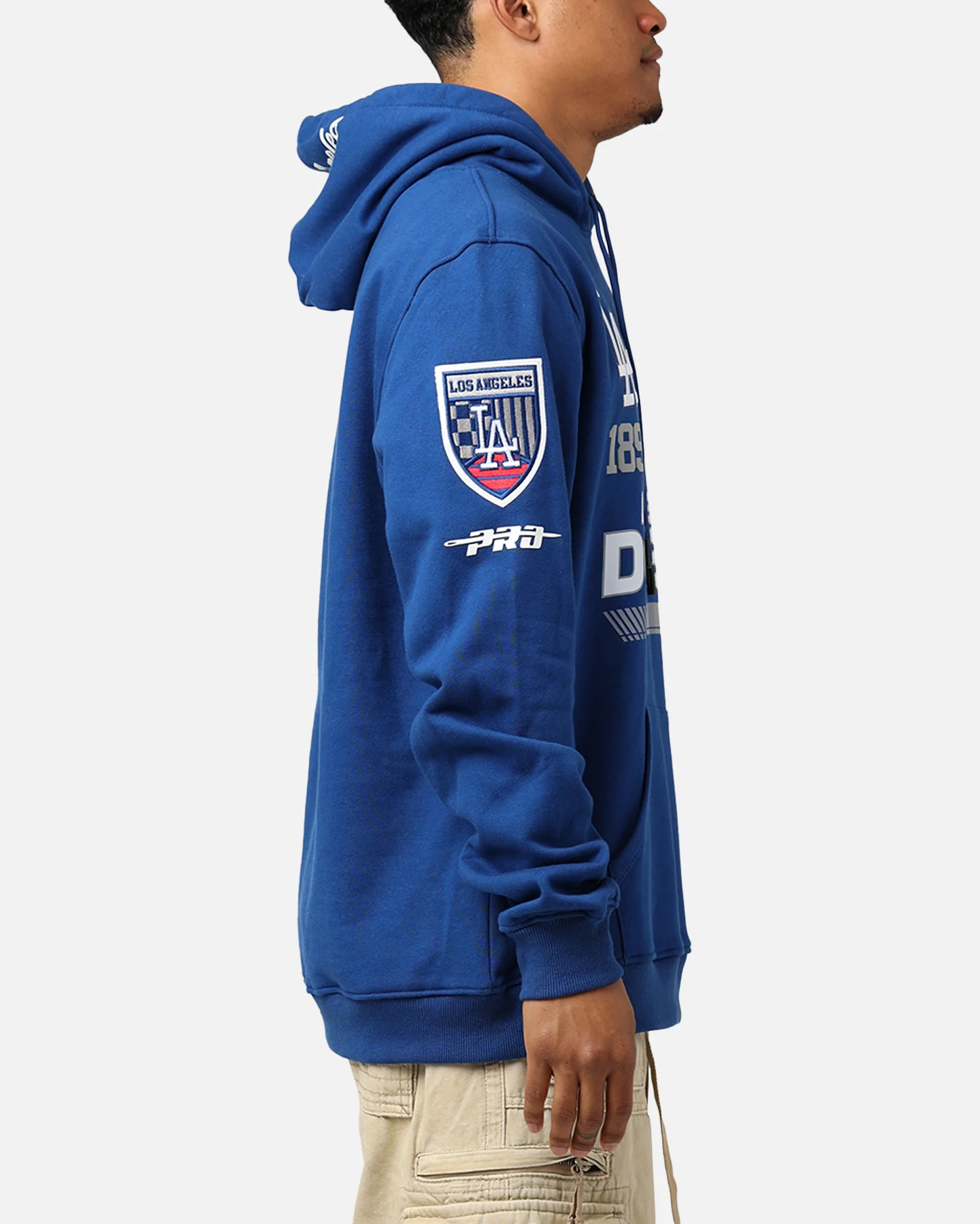 Pro Standard Los Angeles Dodgers Fast Lane Hoodie Dodger Blue - Image 4