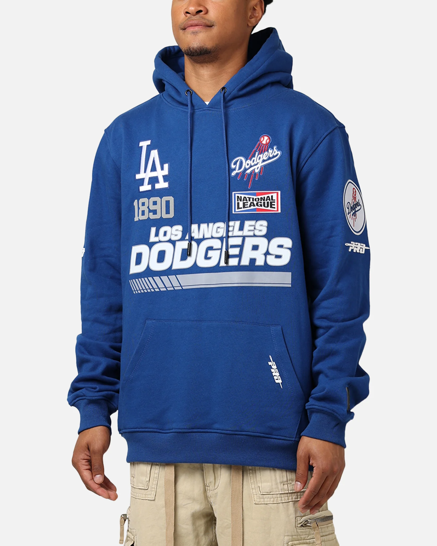 Pro Standard Los Angeles Dodgers Fast Lane Hoodie Dodger Blue - Image 7