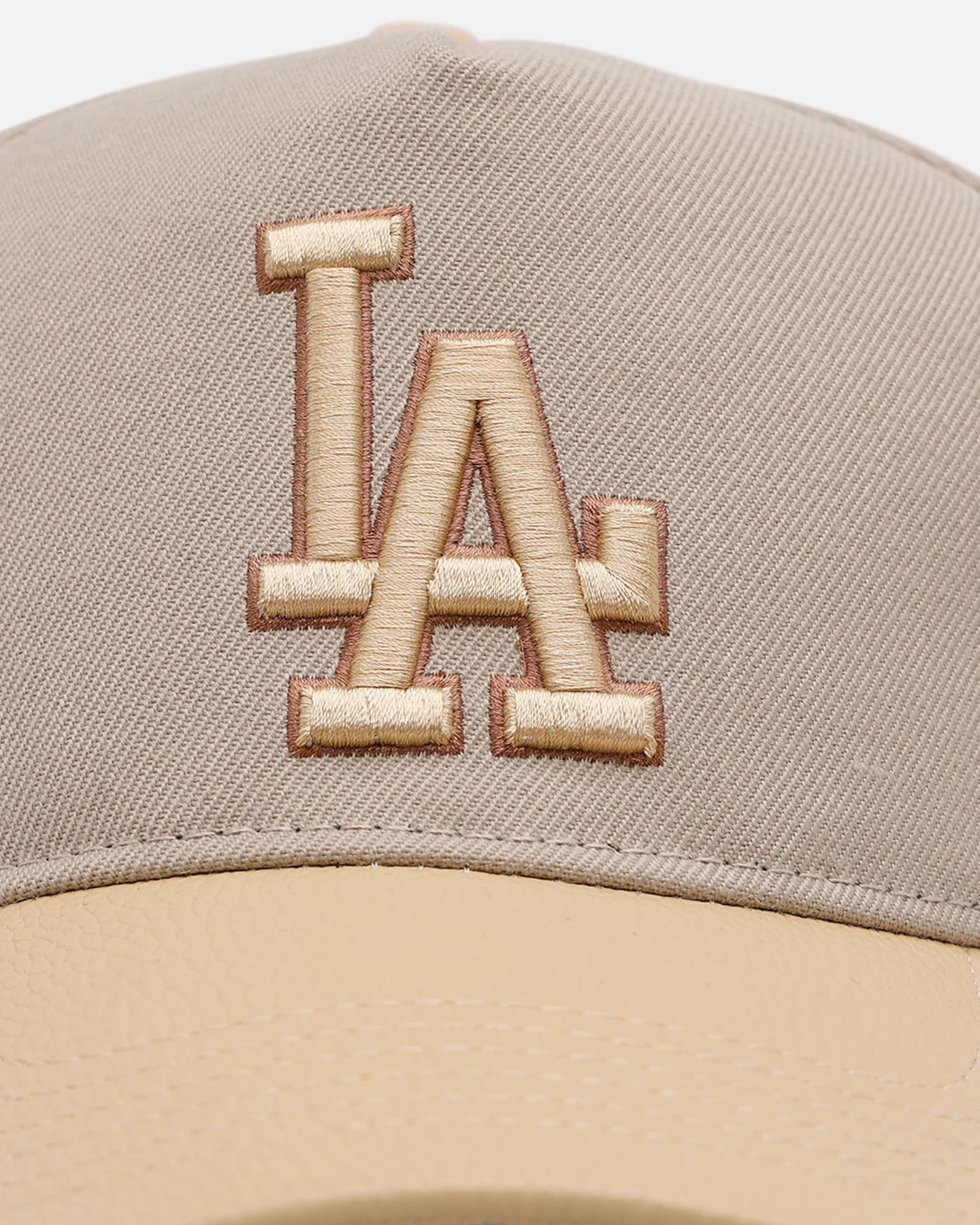 Pro Standard Los Angeles Dodgers 'Gramercy' Pinch Front Strapback Taupe - Image 6