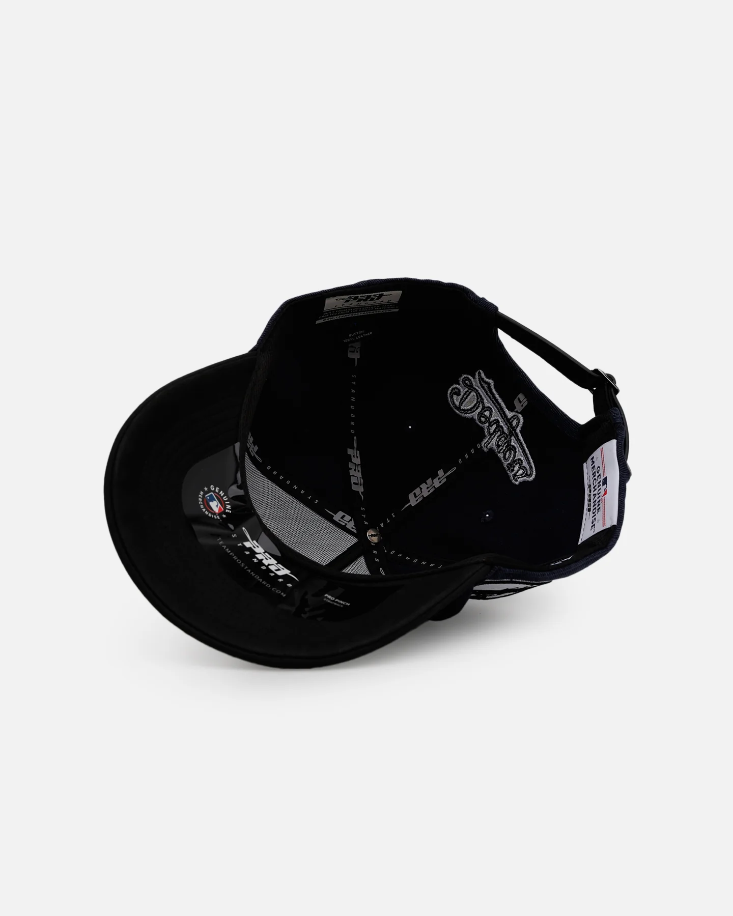Pro Standard Los Angeles Dodgers 'Polished Hardware' Pro Pinch Strapback Navy - Image 6
