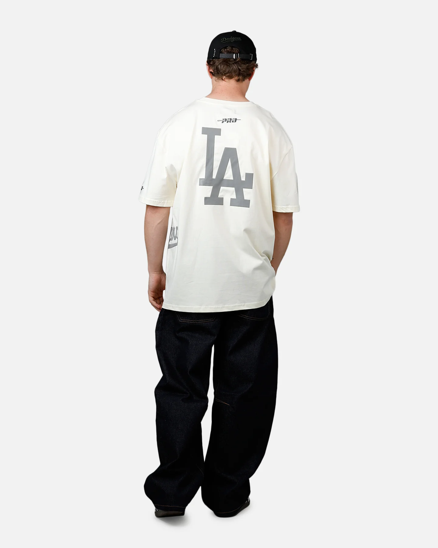 Pro Standard Los Angeles Dodgers Street Team T-Shirt Eggshell - Image 6
