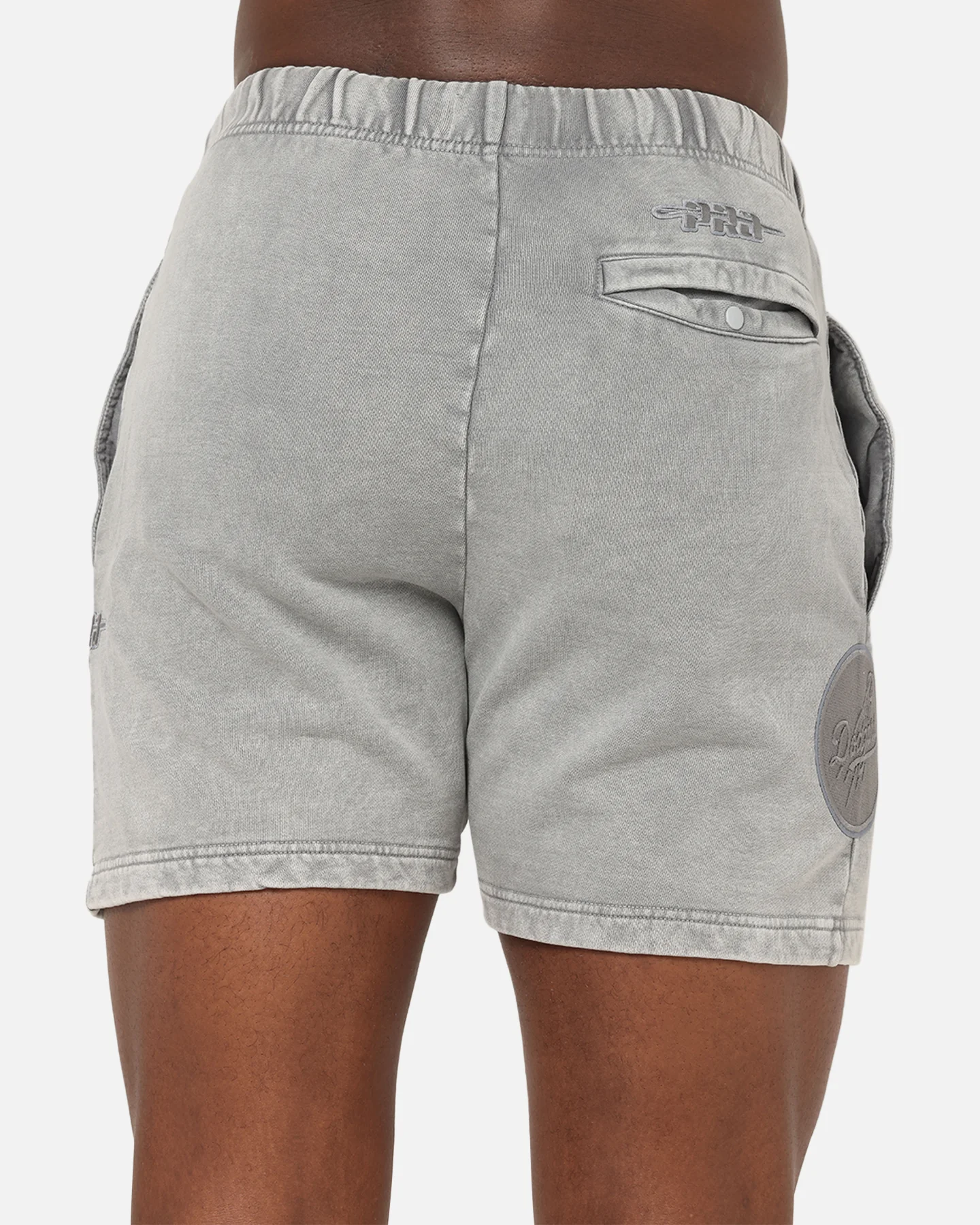 Pro Standard Los Angeles Dodgers Washed Classic Shorts Washed Grey - Image 8