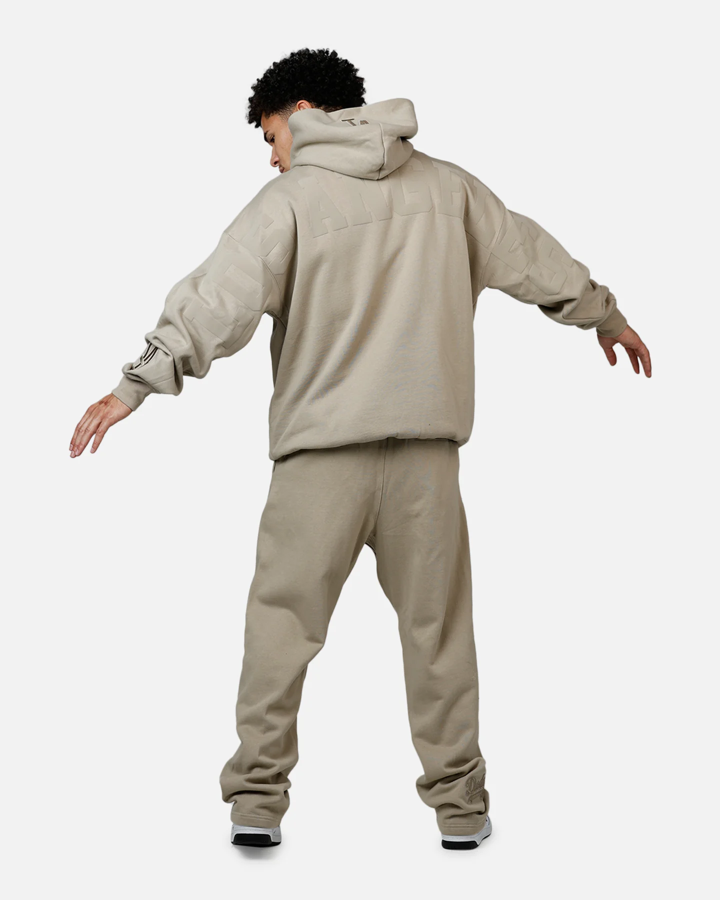 Pro Standard Los Angeles Dodgers Wingspan Hoodie Taupe - Image 6