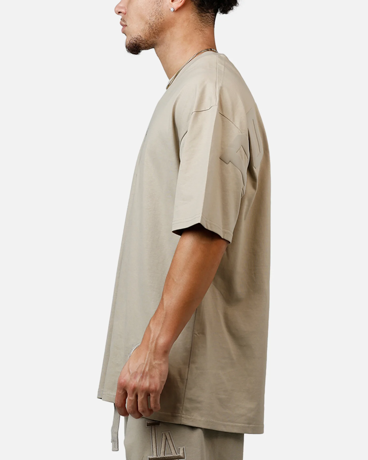 Pro Standard Los Angeles Dodgers Wingspan T-Shirt Taupe - Image 5