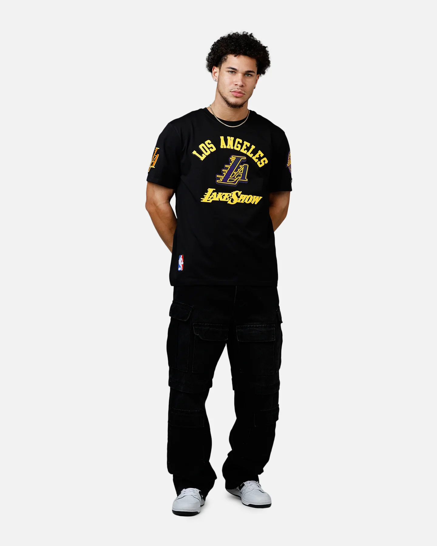 Pro Standard Los Angeles Lakers City 24-25 Season T-Shirt Black - Image 3
