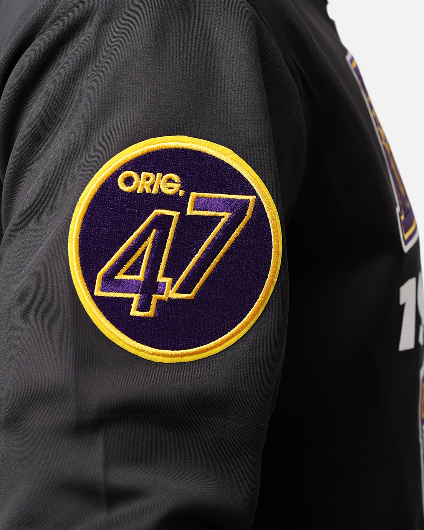 Pro Standard Los Angeles Lakers Fast Lane Track Jacket Black/Purple - Image 10