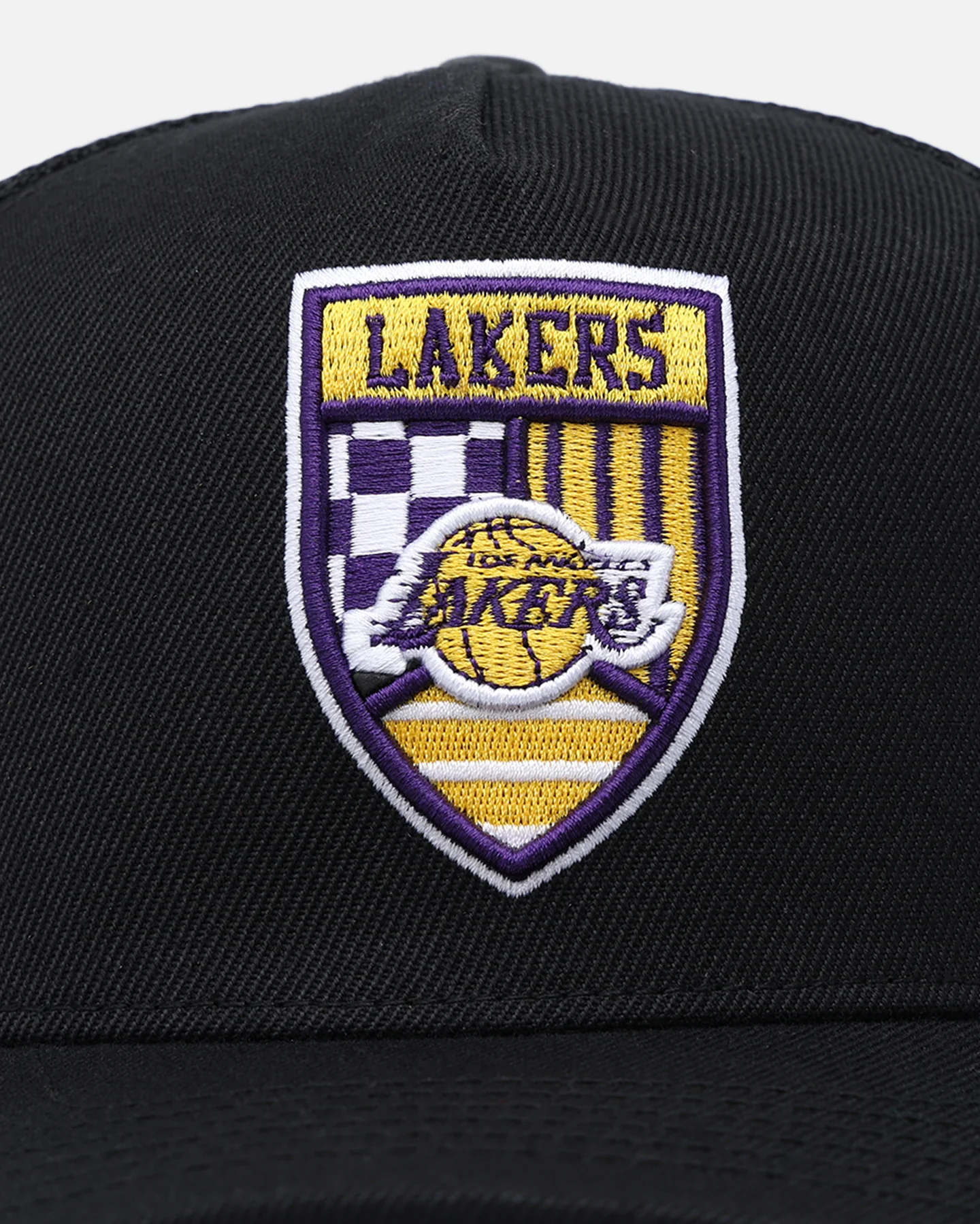 Pro Standard Los Angeles Lakers Fast Lane Trucker Snapback Black - Image 5