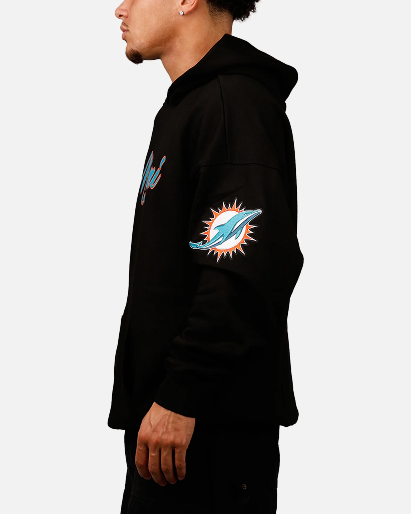 Pro Standard Miami Dolphins City Hoodie Black - Image 5