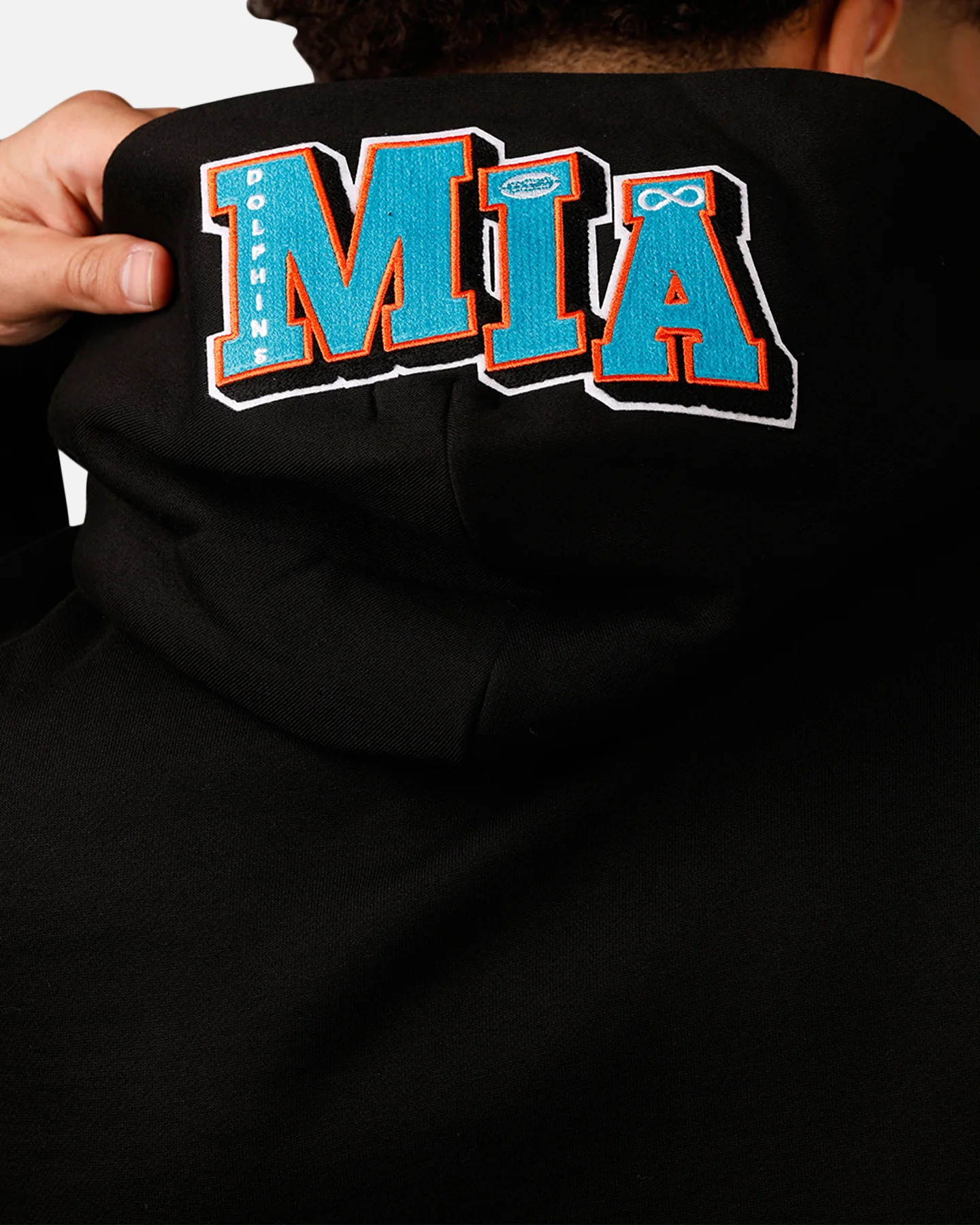 Pro Standard Miami Dolphins City Hoodie Black - Image 8