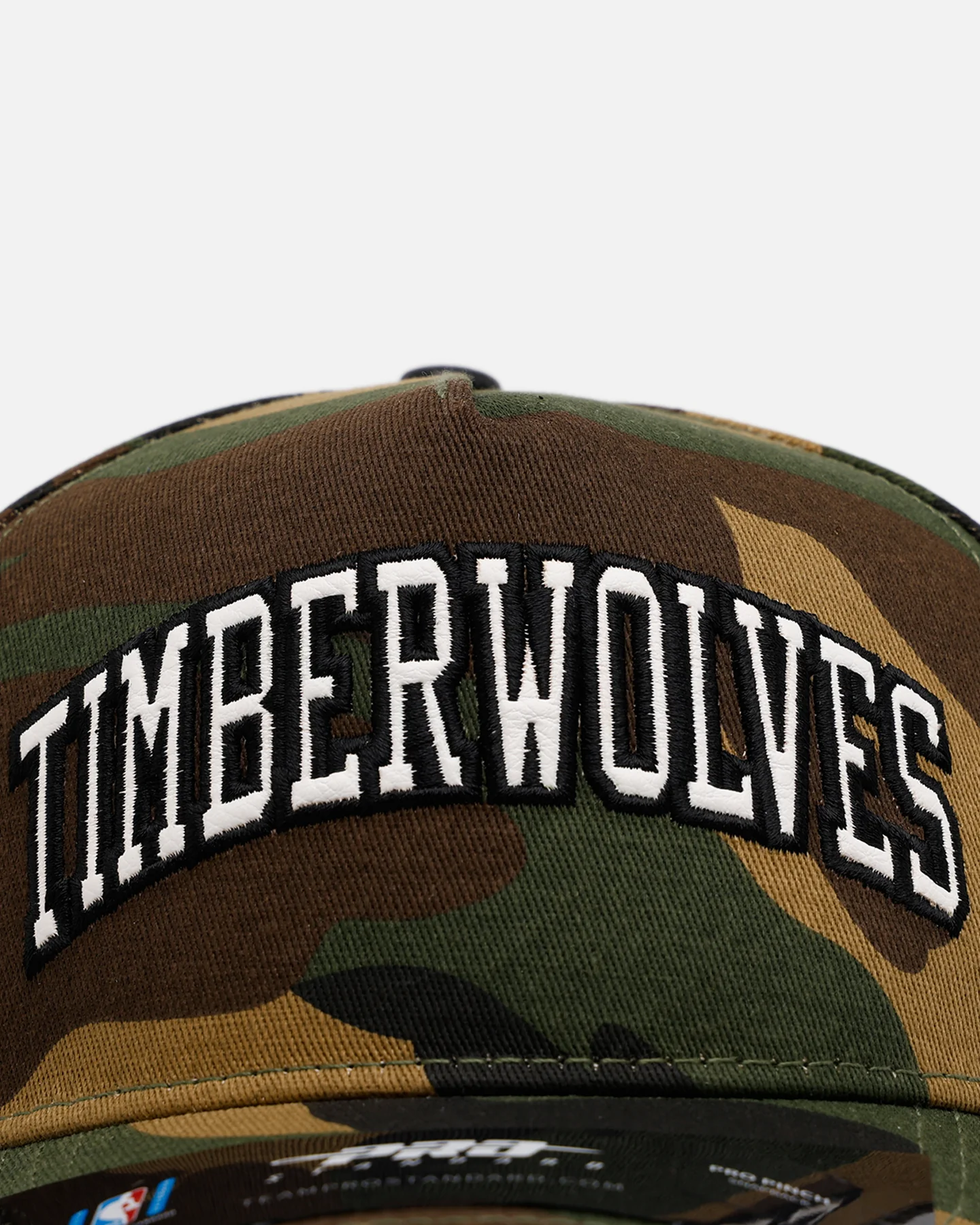 Pro Standard Minnesota Timberwolves 'Woodland Camo' Pro Pinch Snapback Camo - Image 5