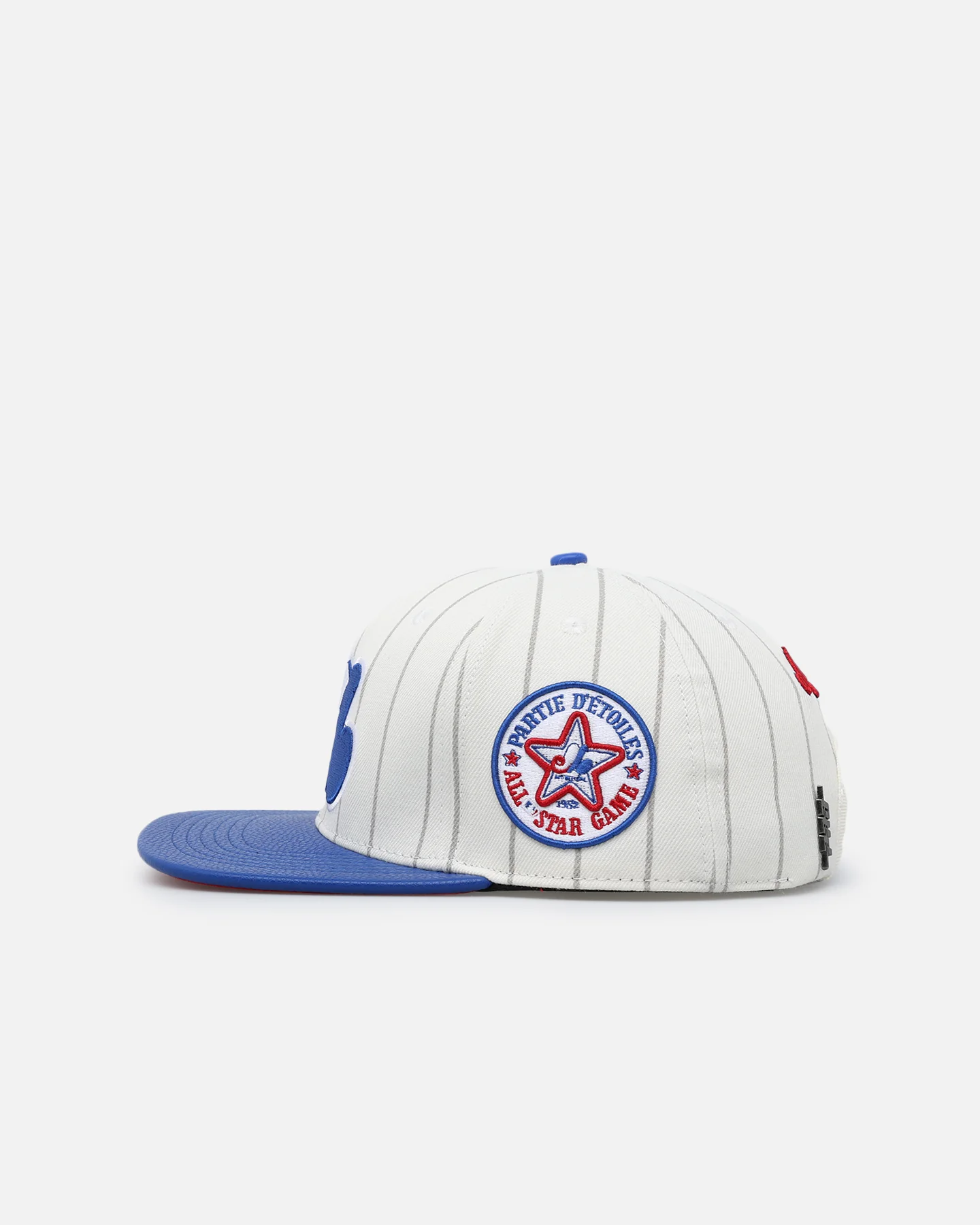 Pro Standard Montreal Expos Classic Logo Wool Strapback Eggshell/Yellow - Image 6