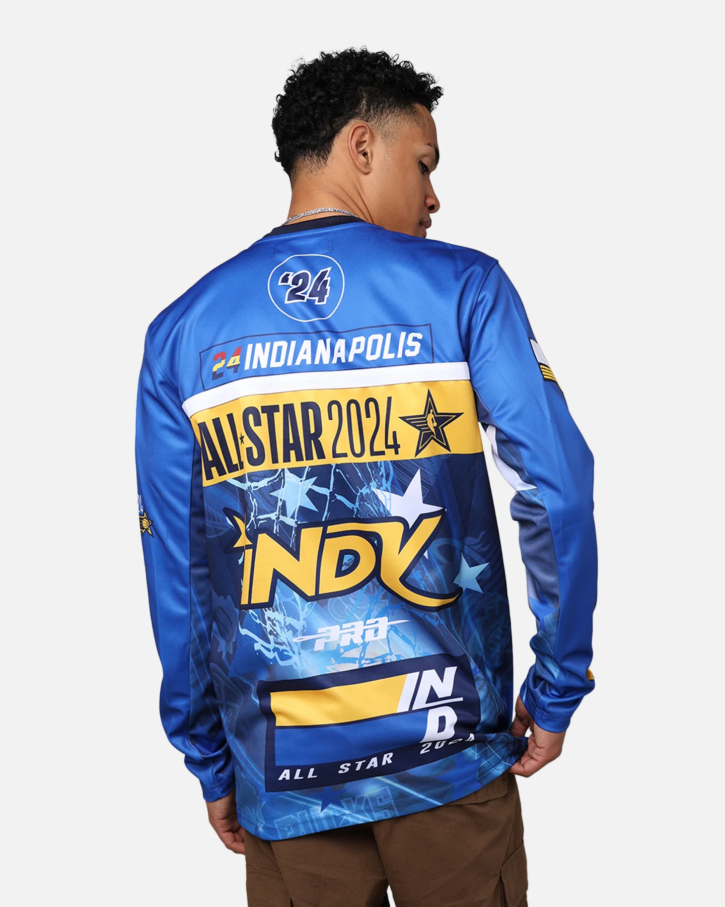 Pro Standard NBA All Star Game 2024 Long Sleeve T-Shirt Midnight Navy/Royal - Image 2
