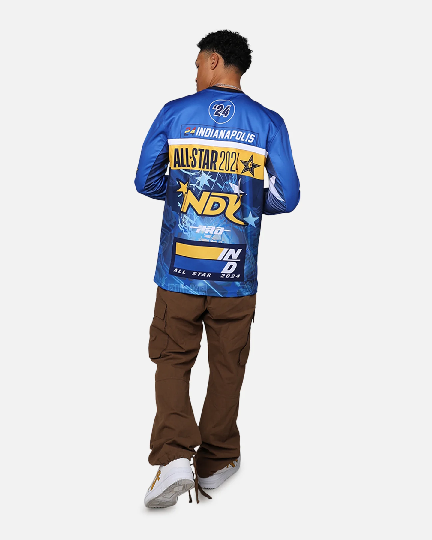 Pro Standard NBA All Star Game 2024 Long Sleeve T-Shirt Midnight Navy/Royal - Image 3