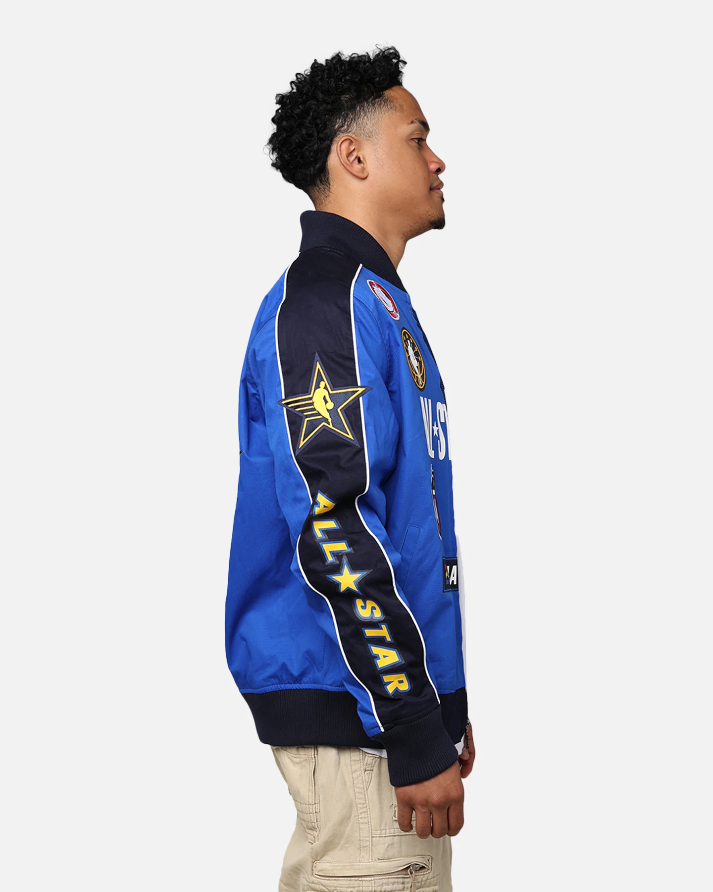 Pro Standard NBA All Star Game 2024 Twill Jacket Midnight Navy - Image 6