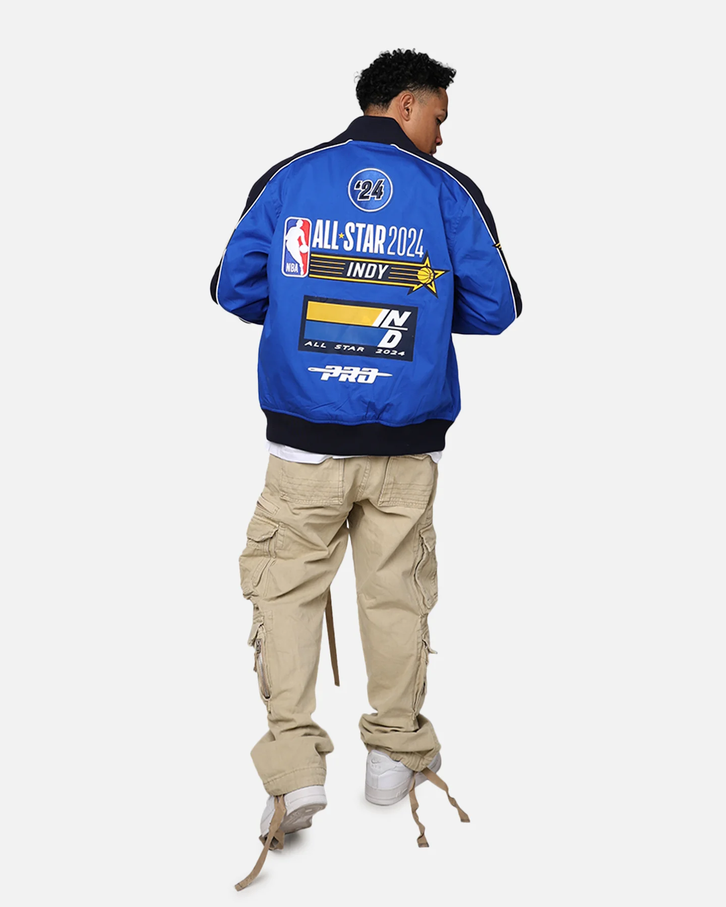 Pro Standard NBA All Star Game 2024 Twill Jacket Midnight Navy - Image 8