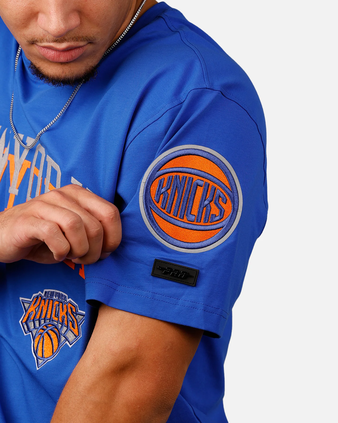 Pro Standard New York Knicks City 24-25 Season T-Shirt Blue - Image 6