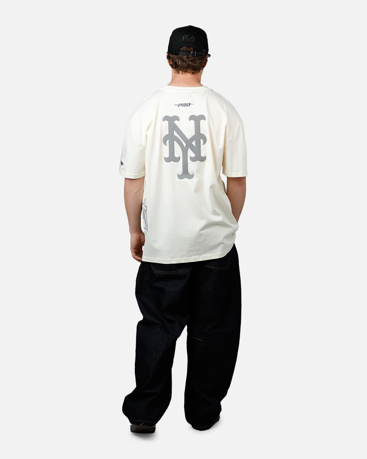 Pro Standard New York Mets Street Team T-Shirt Eggshell - Image 6