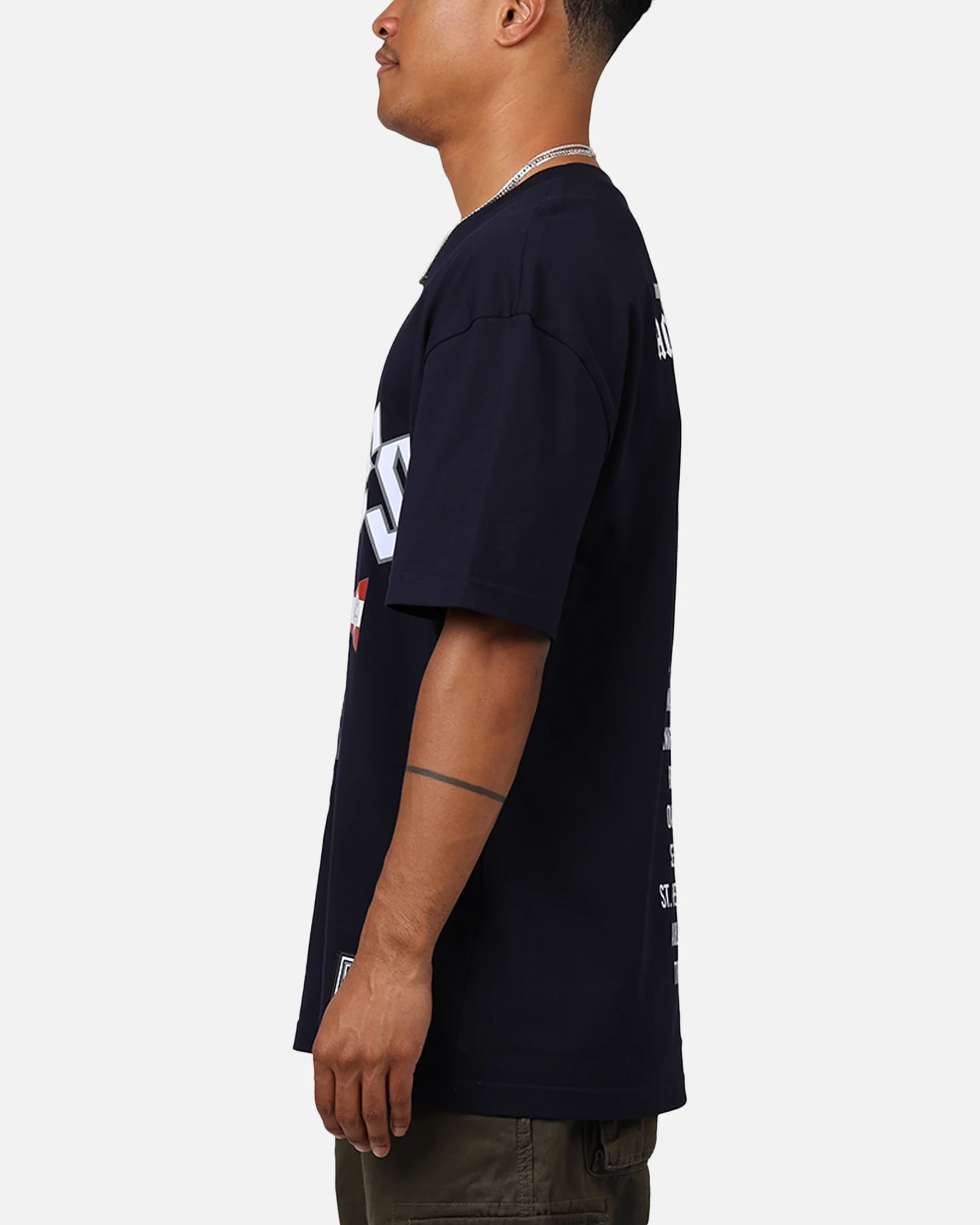 Pro Standard New York Yankees City Tour CJ Drop T-Shirt Midnight Navy - Image 5