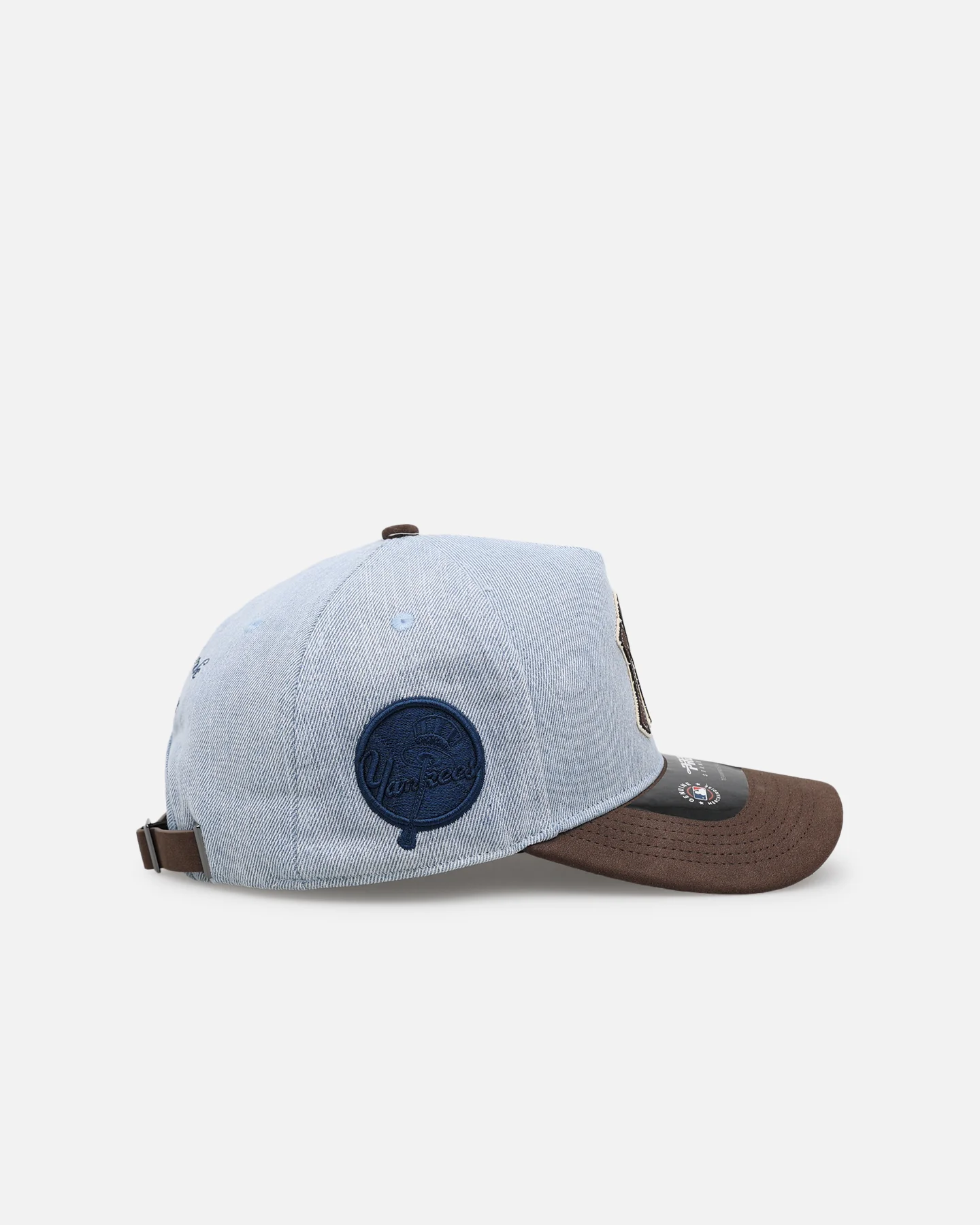 Pro Standard New York Yankees 'Denim Suede' Pro Pinch Strapback Denim - Image 3