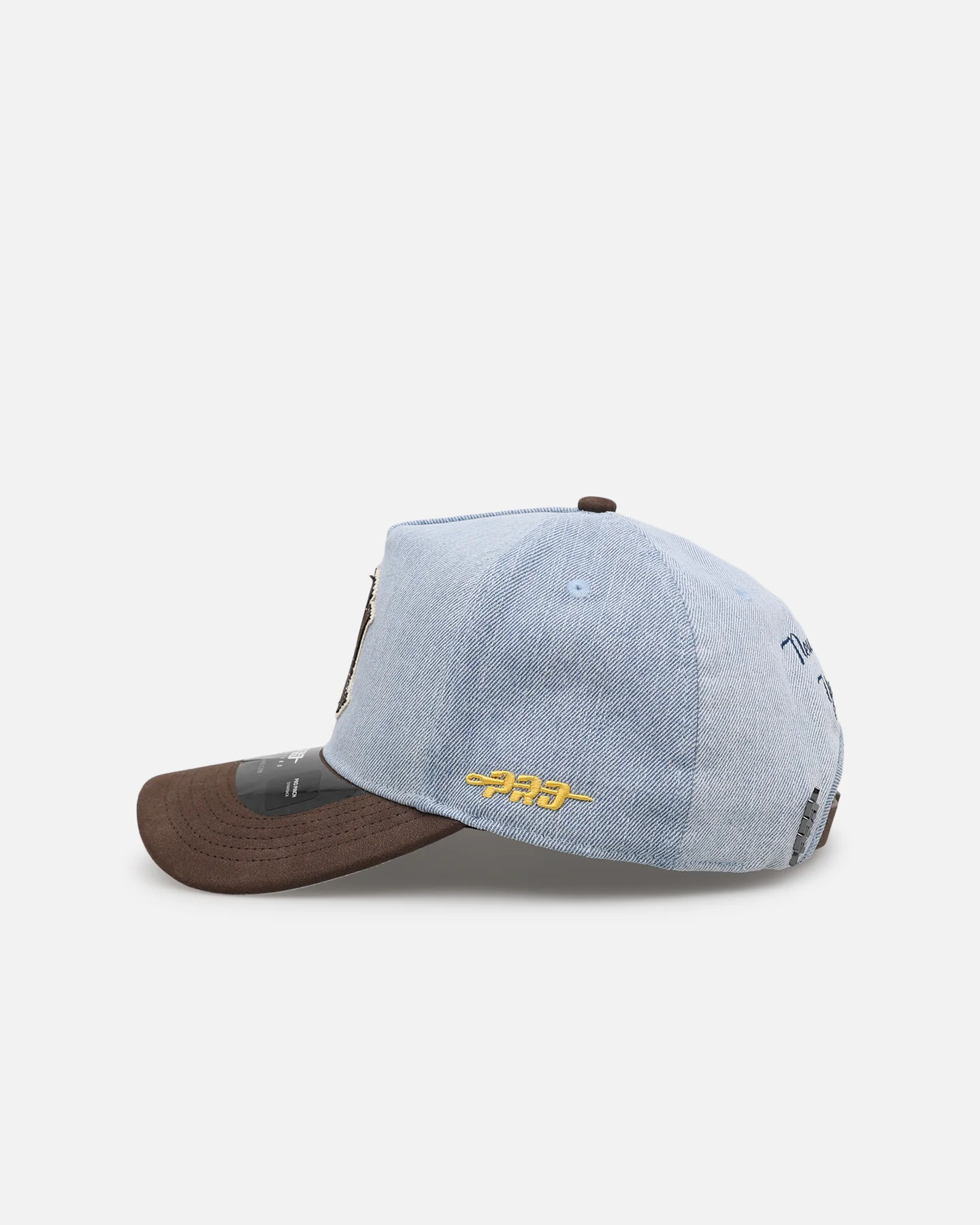 Pro Standard New York Yankees 'Denim Suede' Pro Pinch Strapback Denim - Image 4
