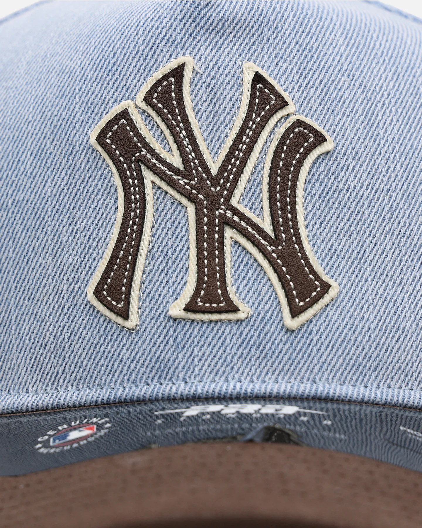 Pro Standard New York Yankees 'Denim Suede' Pro Pinch Strapback Denim - Image 5