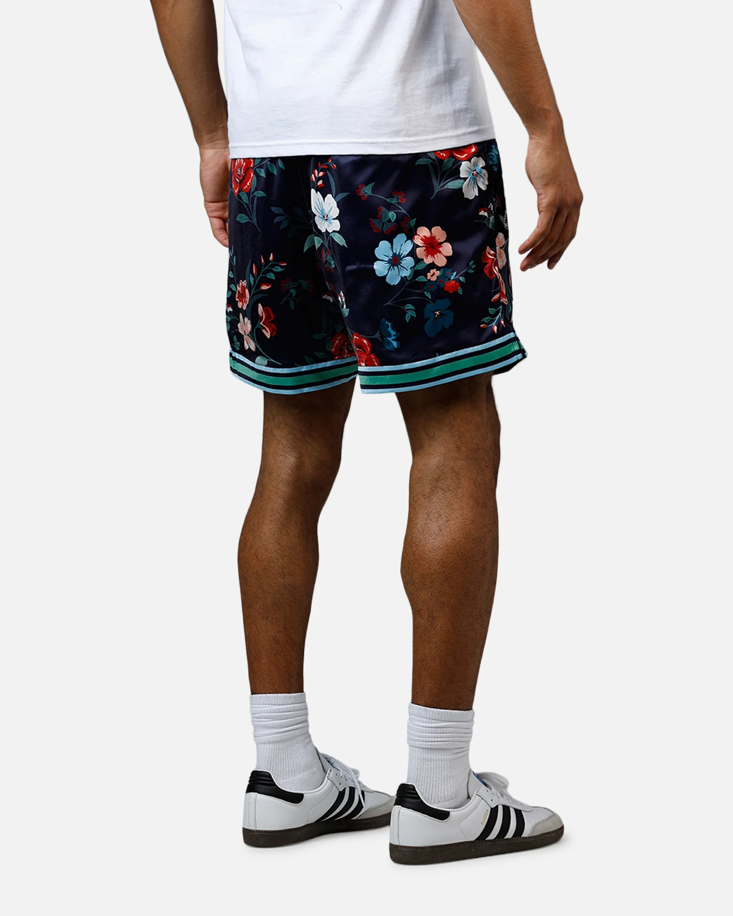 Pro Standard New York Yankees Floral Shorts Navy - Image 3