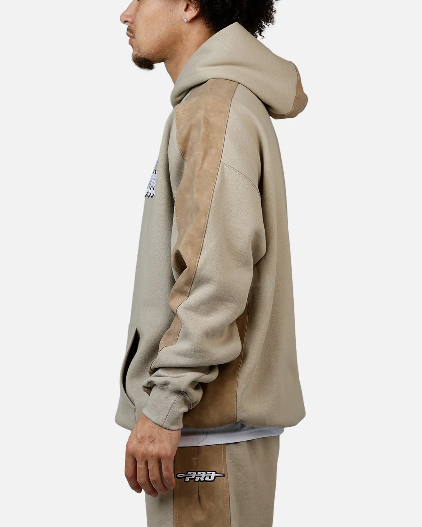 Pro Standard New York Yankees Panel Hoodie Tan - Image 5