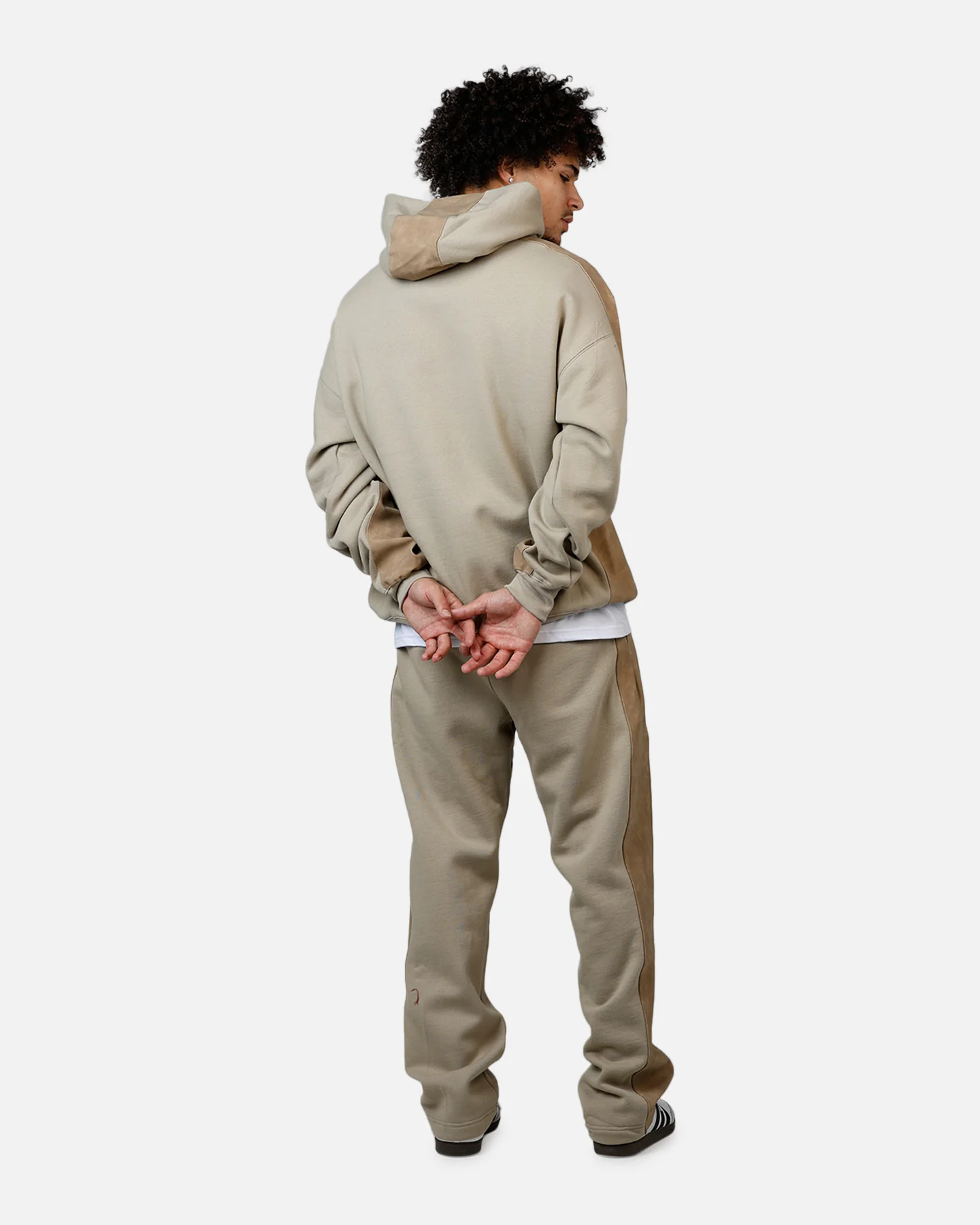Pro Standard New York Yankees Panel Hoodie Tan - Image 6