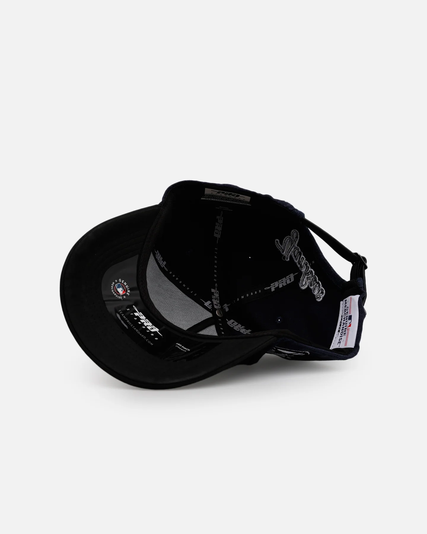 Pro Standard New York Yankees 'Polished Hardware' Pro Pinch Strapback Navy - Image 6