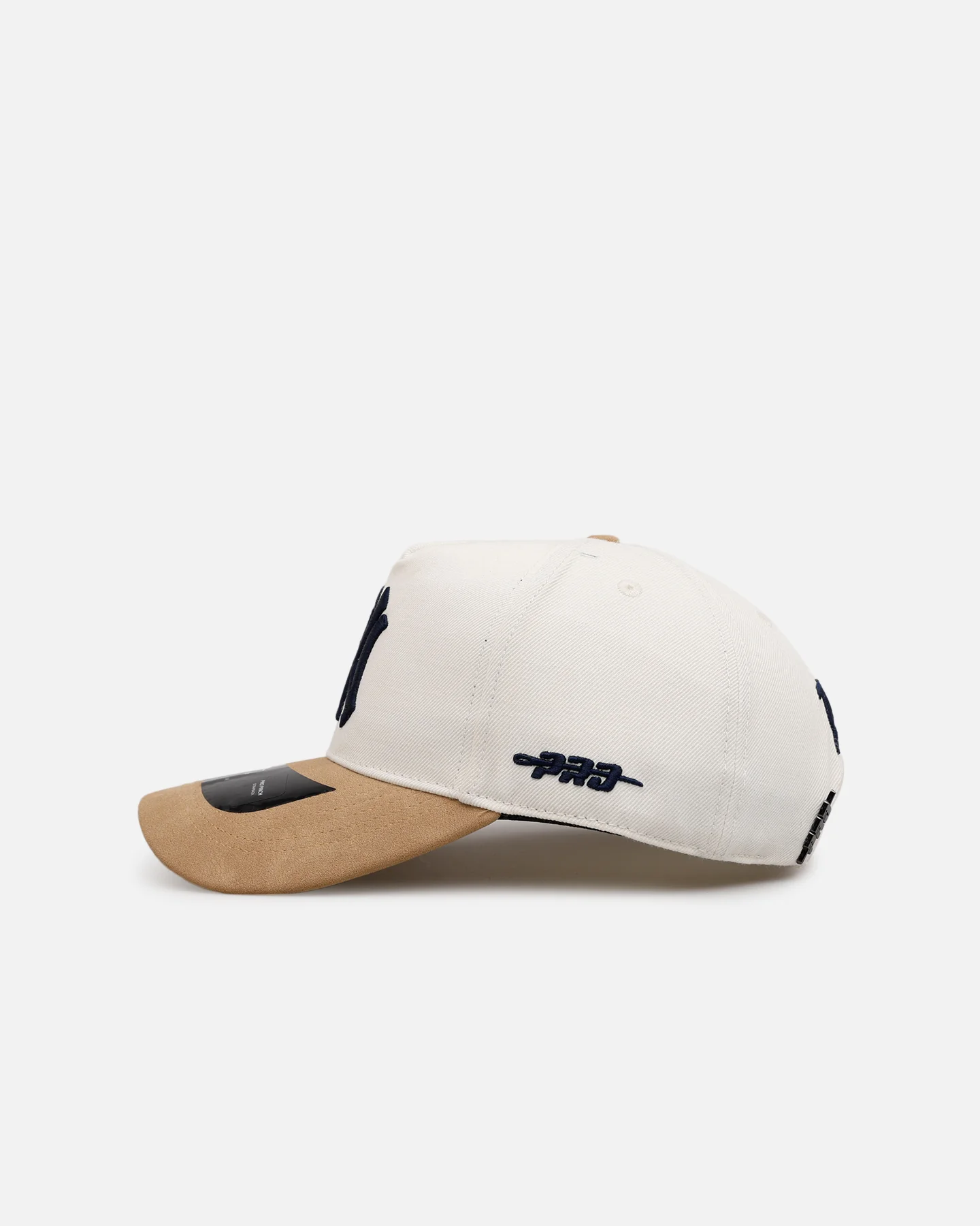 Pro Standard New York Yankees 'Signature Suede' Pro Pinch Strapback Eggshell - Image 5