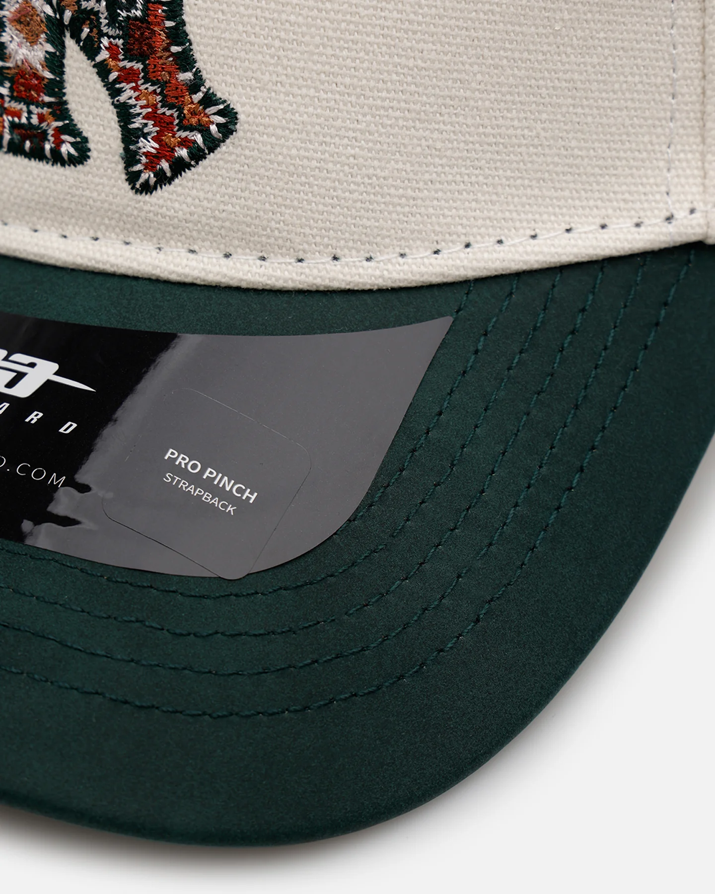 Pro Standard New York Yankees 'Tapestry 2.0' Pinch Front Strapback Dark Green - Image 2