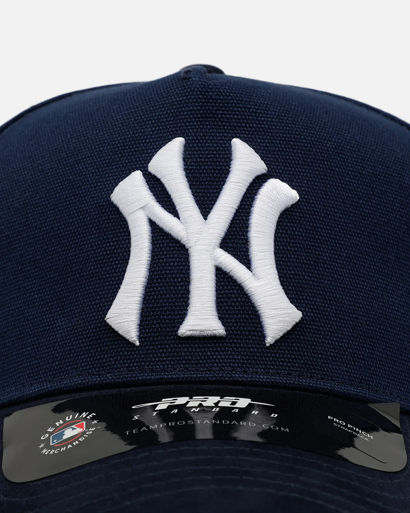 Pro Standard New York Yankees 'Team Color Suede' Pro Pinch Strapback Official Team Color - Image 5