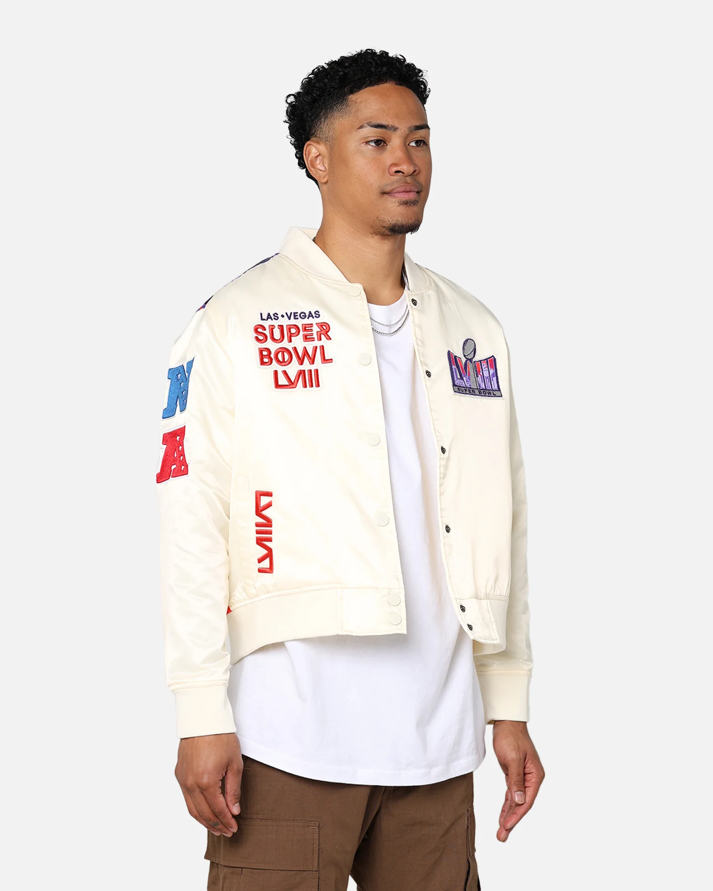 Pro Standard NFL Super Bowl LVIII Sublimated Jacket Eggshell - Image 10