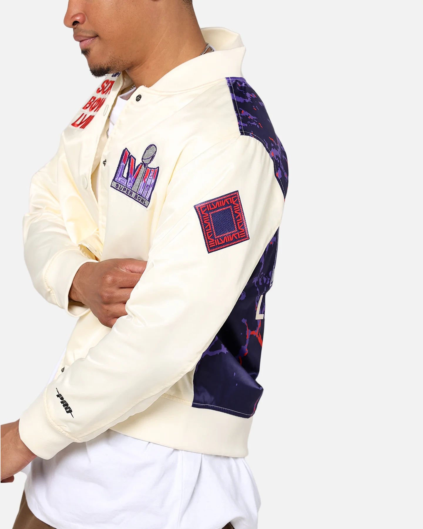 Pro Standard NFL Super Bowl LVIII Sublimated Jacket Eggshell - Image 11