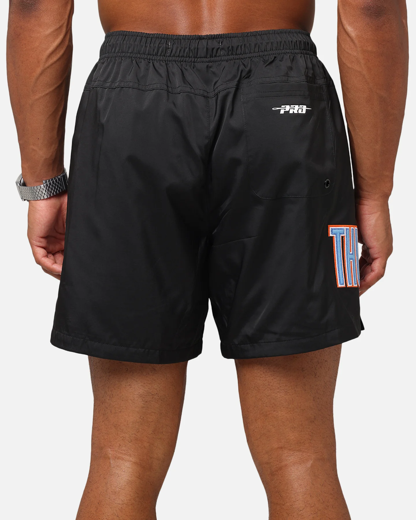 Pro Standard Oklahoma City Thunder Classic Woven Shorts Black - Image 8