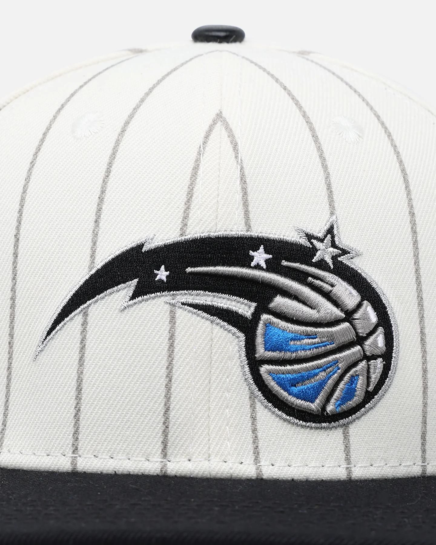 Pro Standard Orlando Magic Pinstripe Wool Snapback Eggshell/Yellow - Image 5