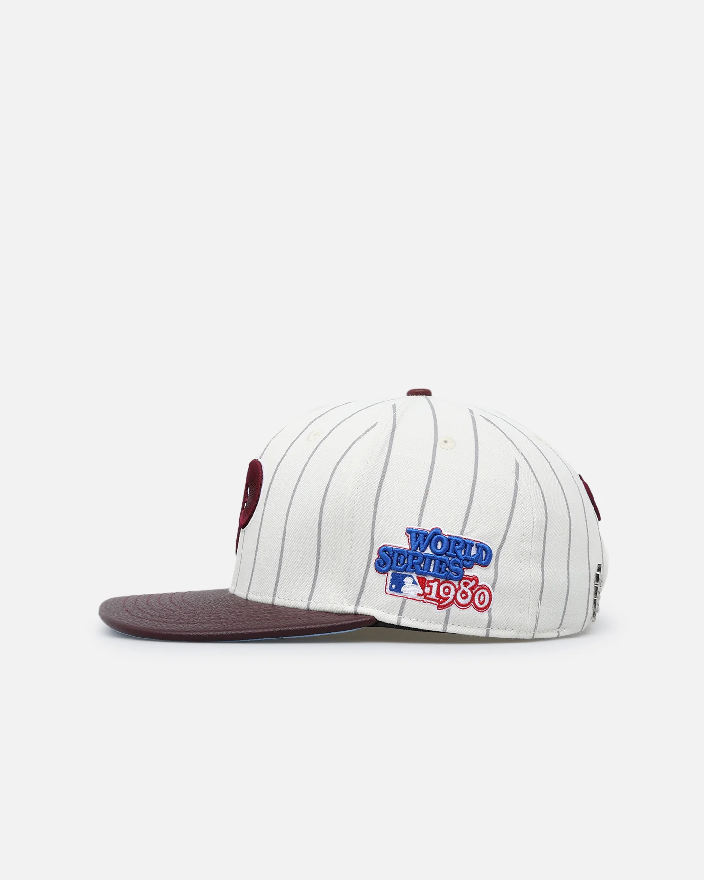 Pro Standard Philadelphia Phillies Classic Logo Wool Strapback Eggshell/Yellow - Image 5