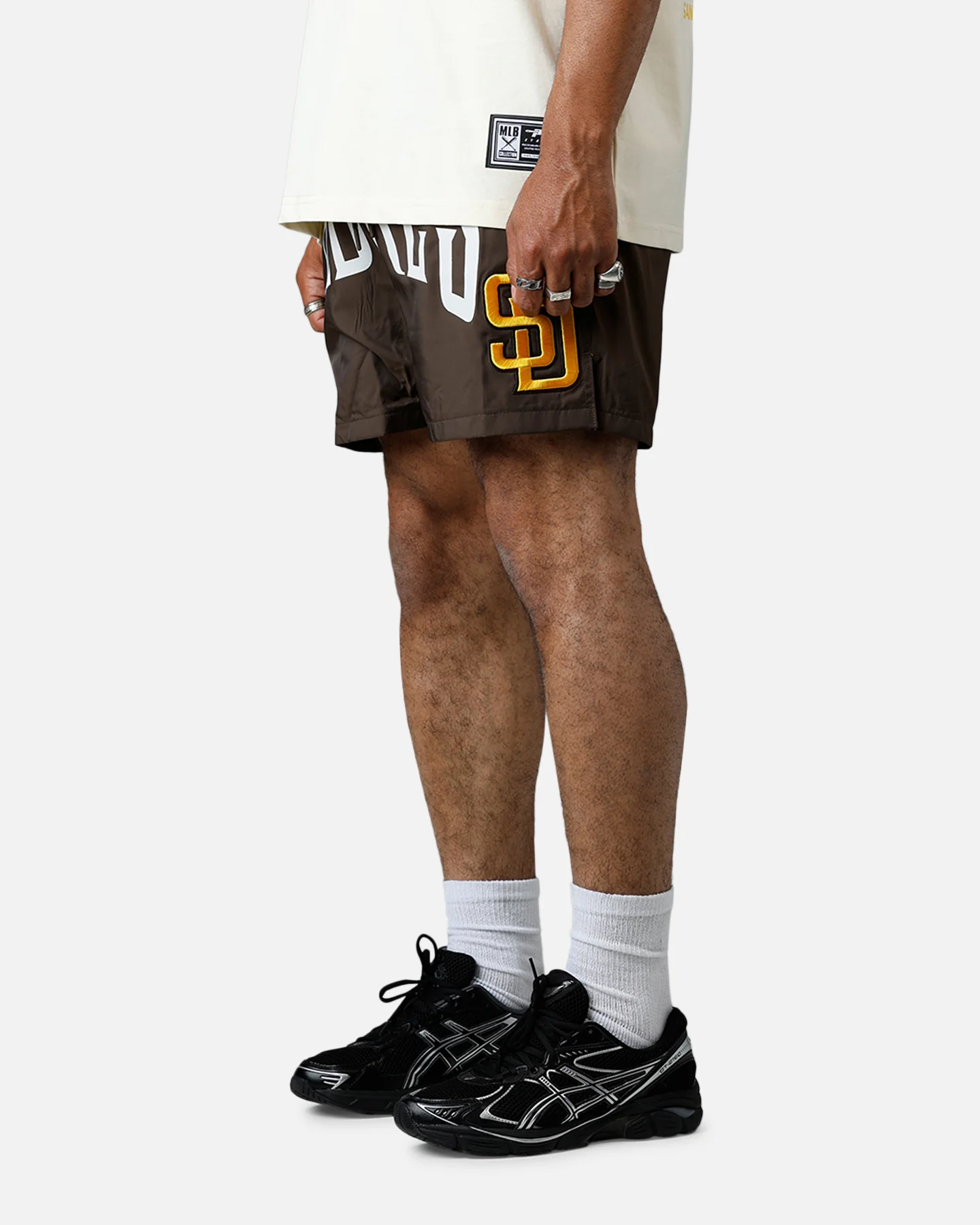 Pro Standard San Diego Padres City Tour 2.0 Shorts Brown - Image 4