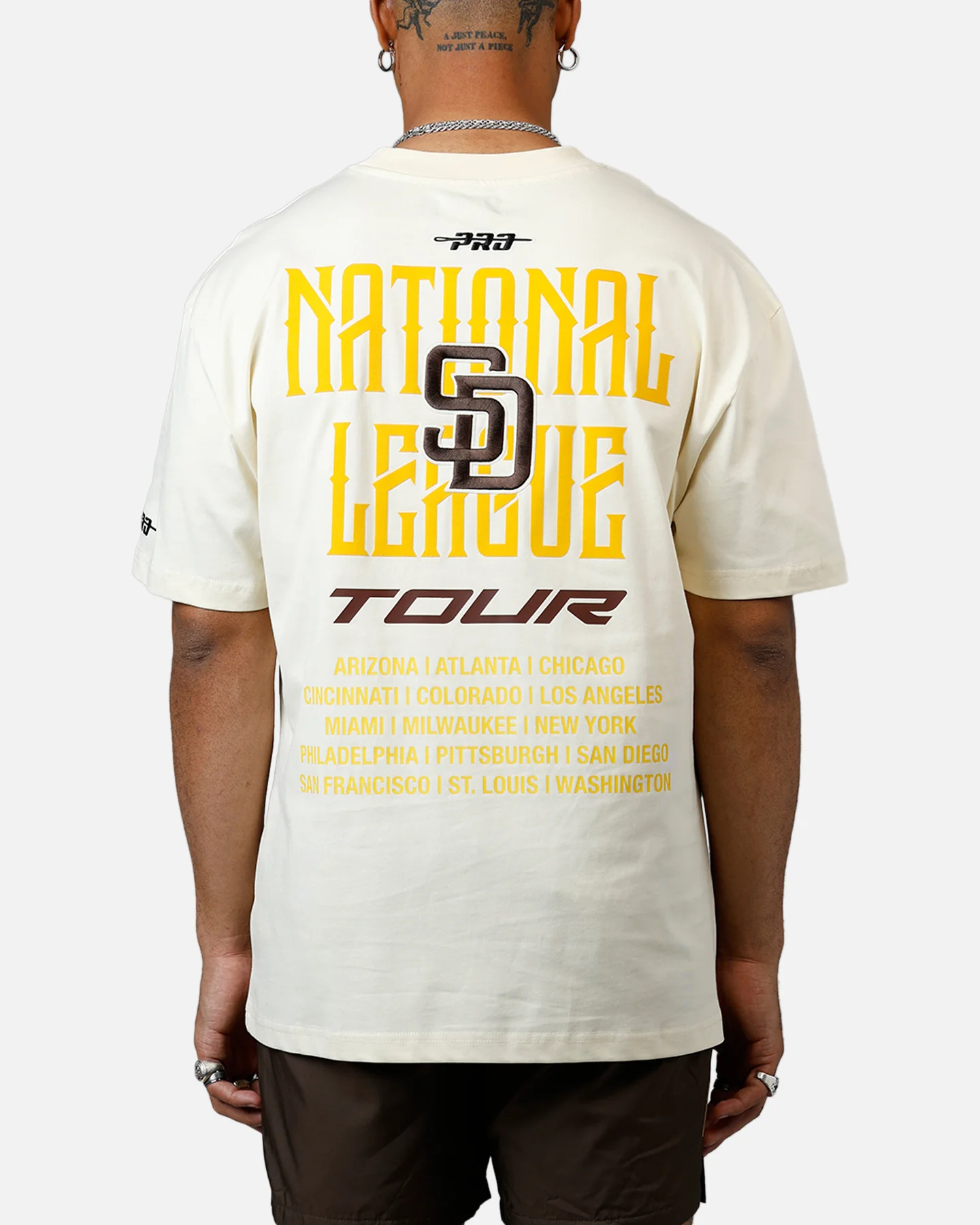 Pro Standard San Diego Padres City Tour 2.0 T-Shirt Eggshell - Image 2