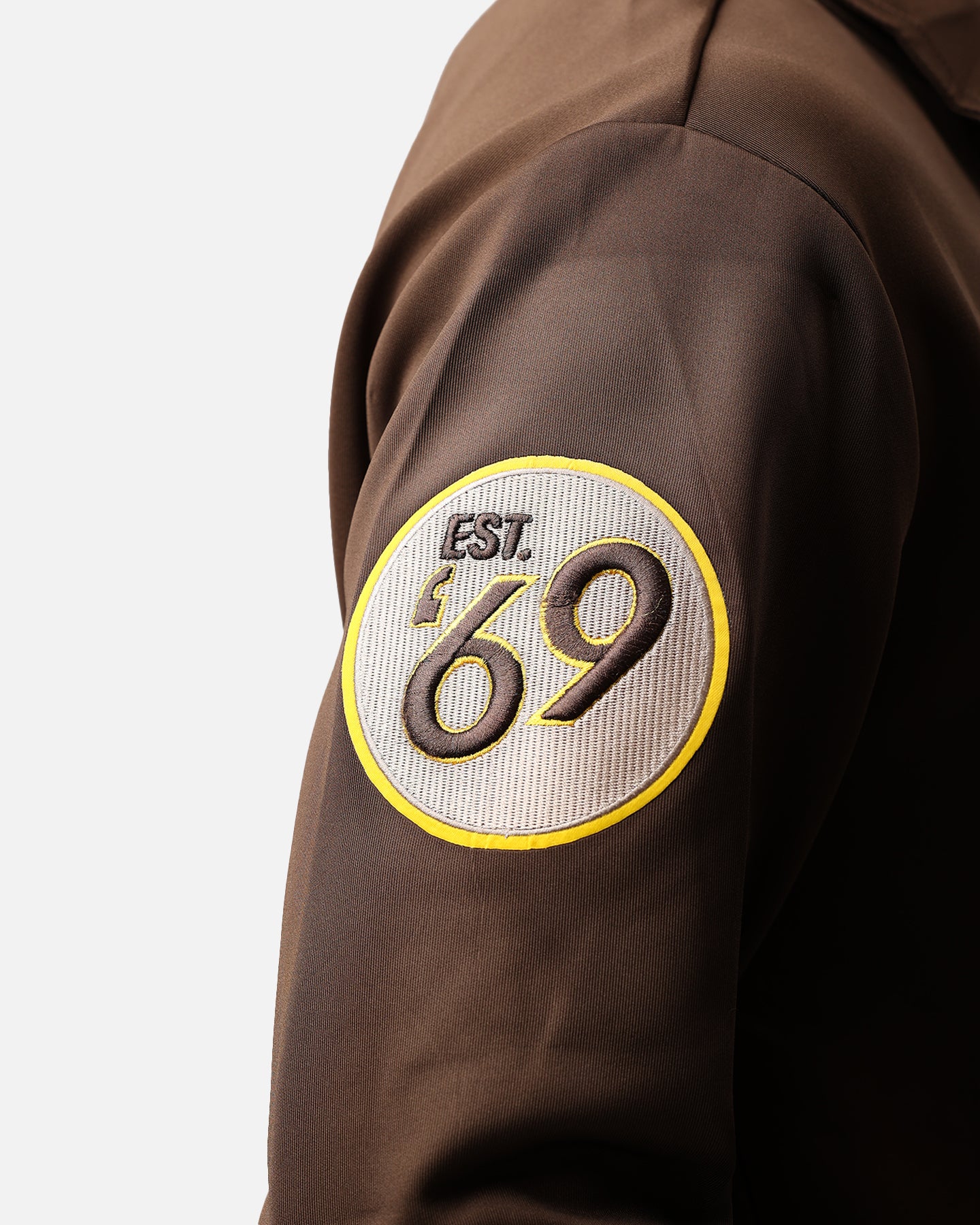 Pro Standard San Diego Padres Fast Lane Track Jacket Brown - Image 10