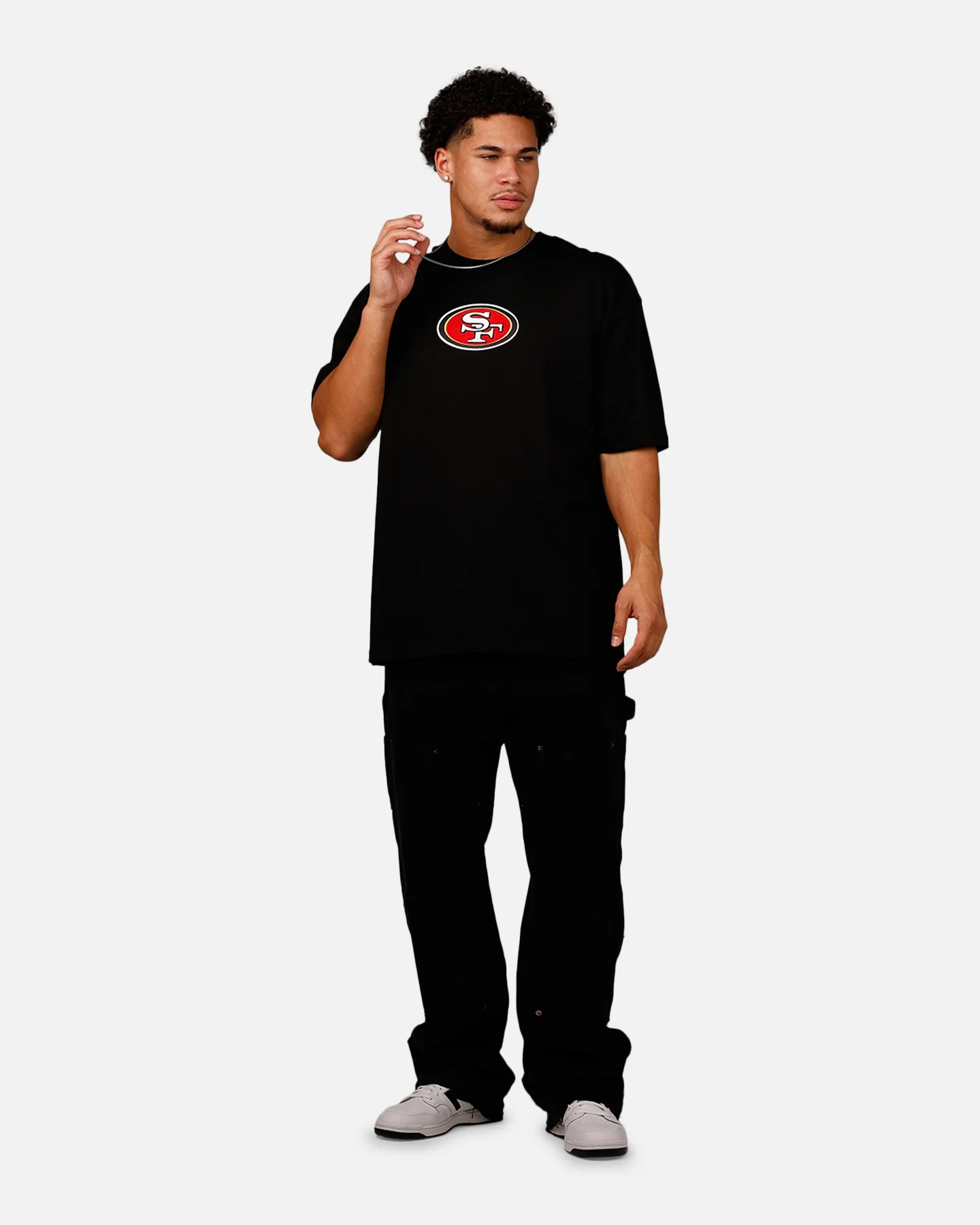 Pro Standard San Francisco 49ers City T-Shirt Black - Image 3