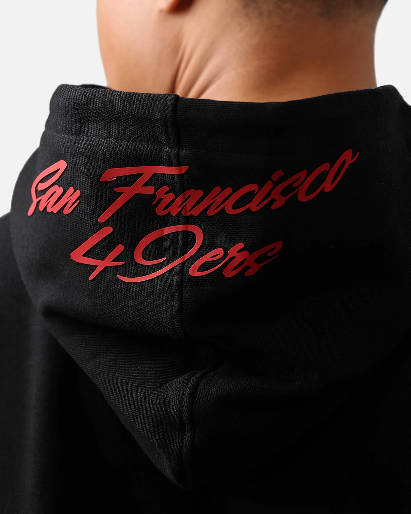 Pro Standard San Francisco 49ers Fast Lane Hoodie Black - Image 10